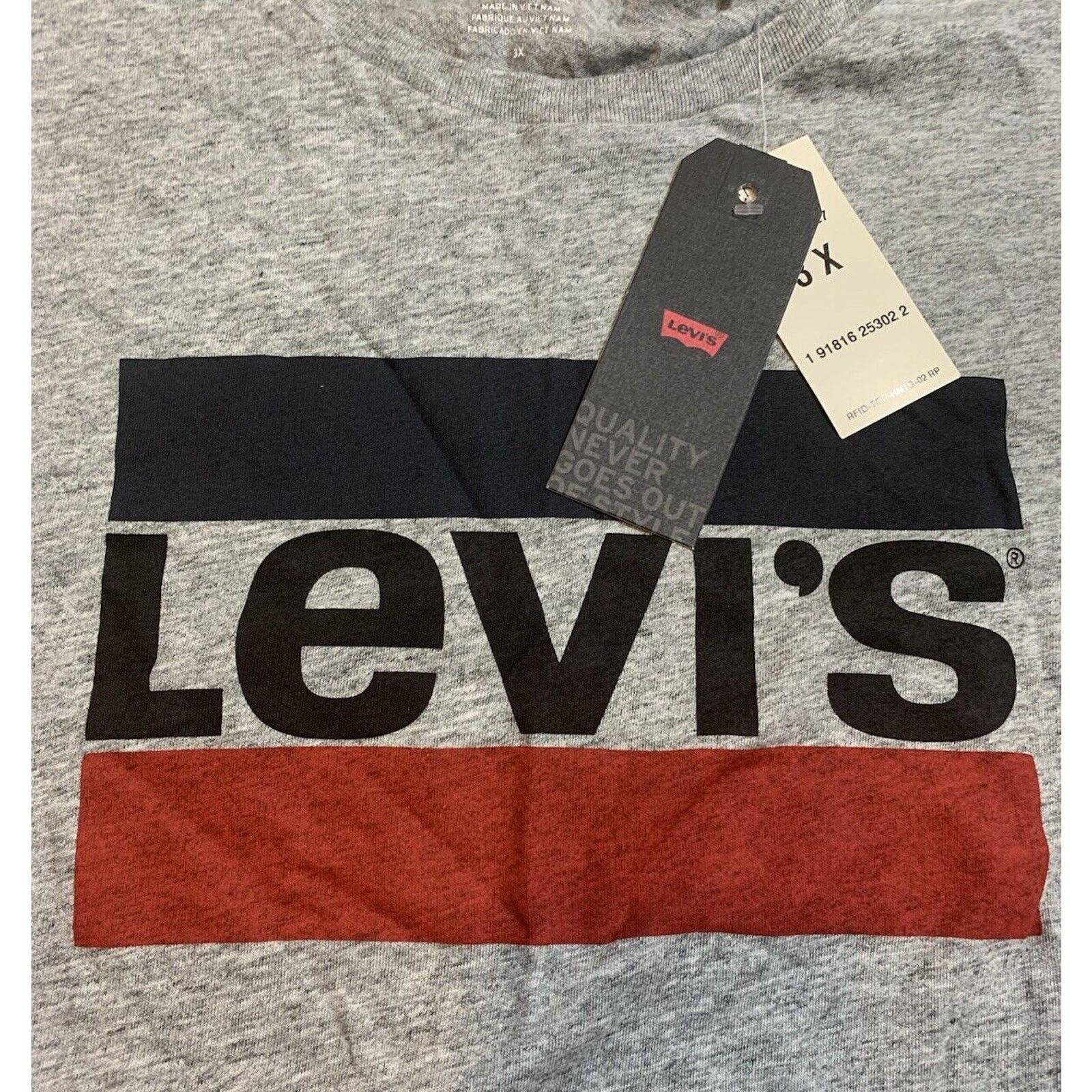 Levi's Levi's Women's Logo Tee T-Shirt Crew Neck Cotton Size 3X Size 3XL / US 20-22 - 5 Thumbnail
