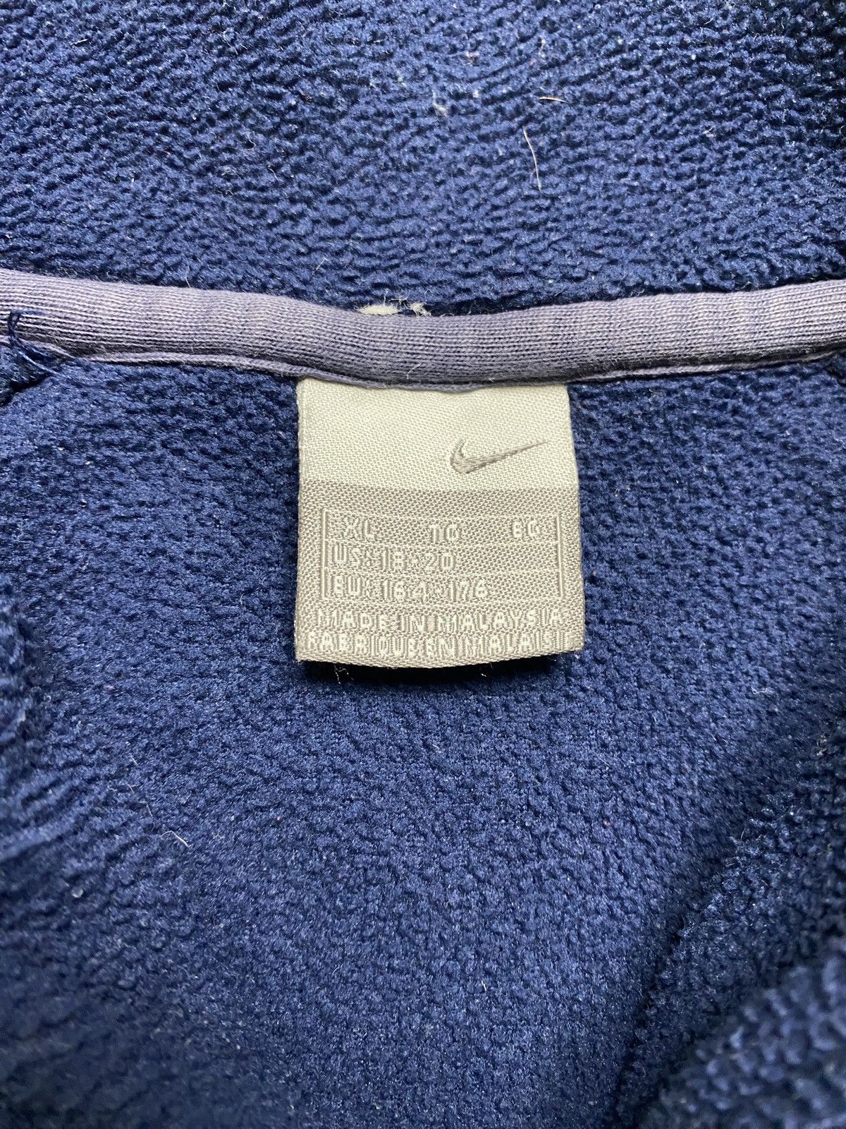 Nike × Vintage Vintage Nike Center Logo Fleece 1/4 Zip Jacket Size US S / EU 44-46 / 1 - 5 Thumbnail