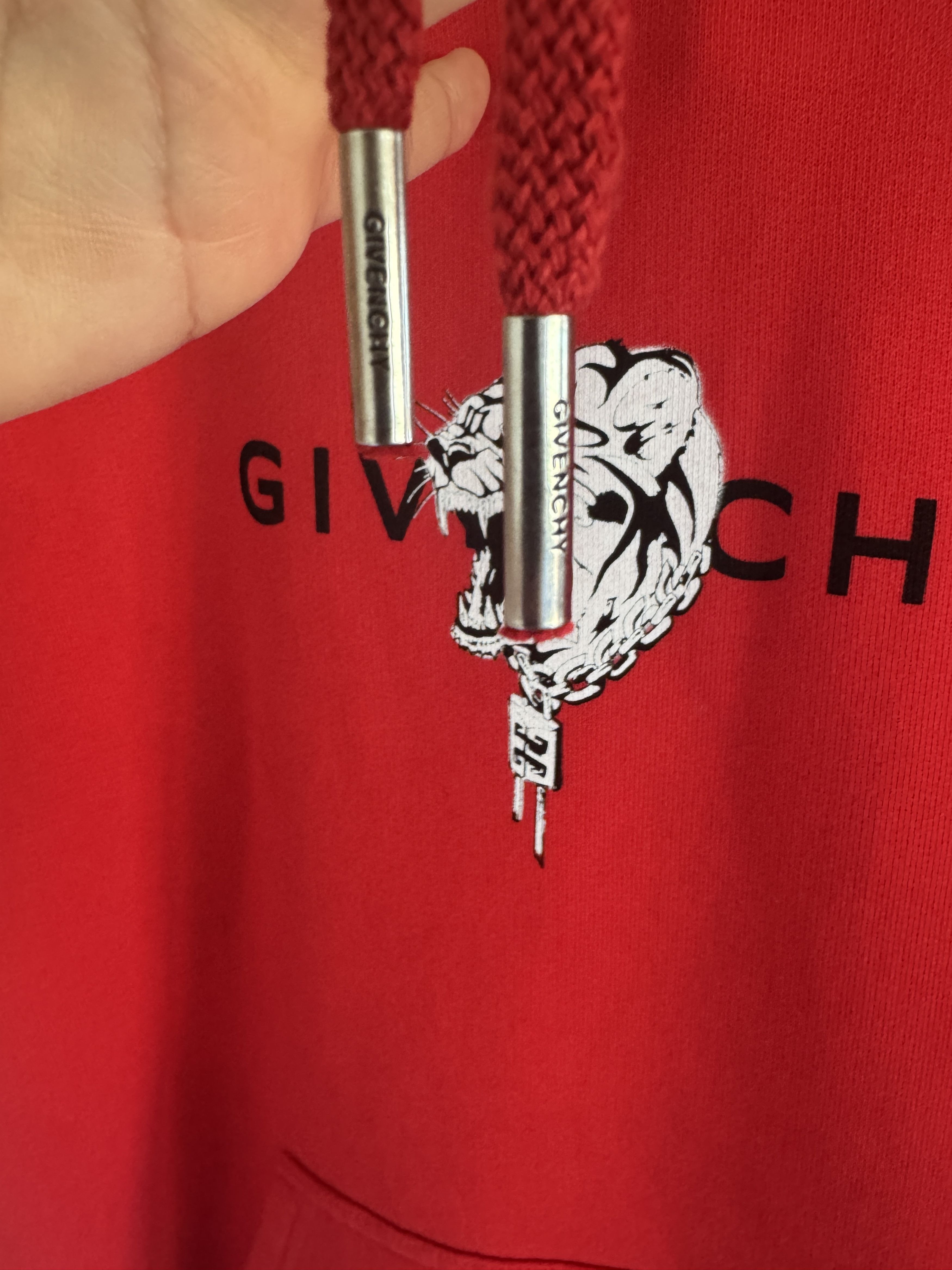Givenchy Lunar New Year 2022 Red Hoodie Size US XL / EU 56 / 4 - 7 Thumbnail
