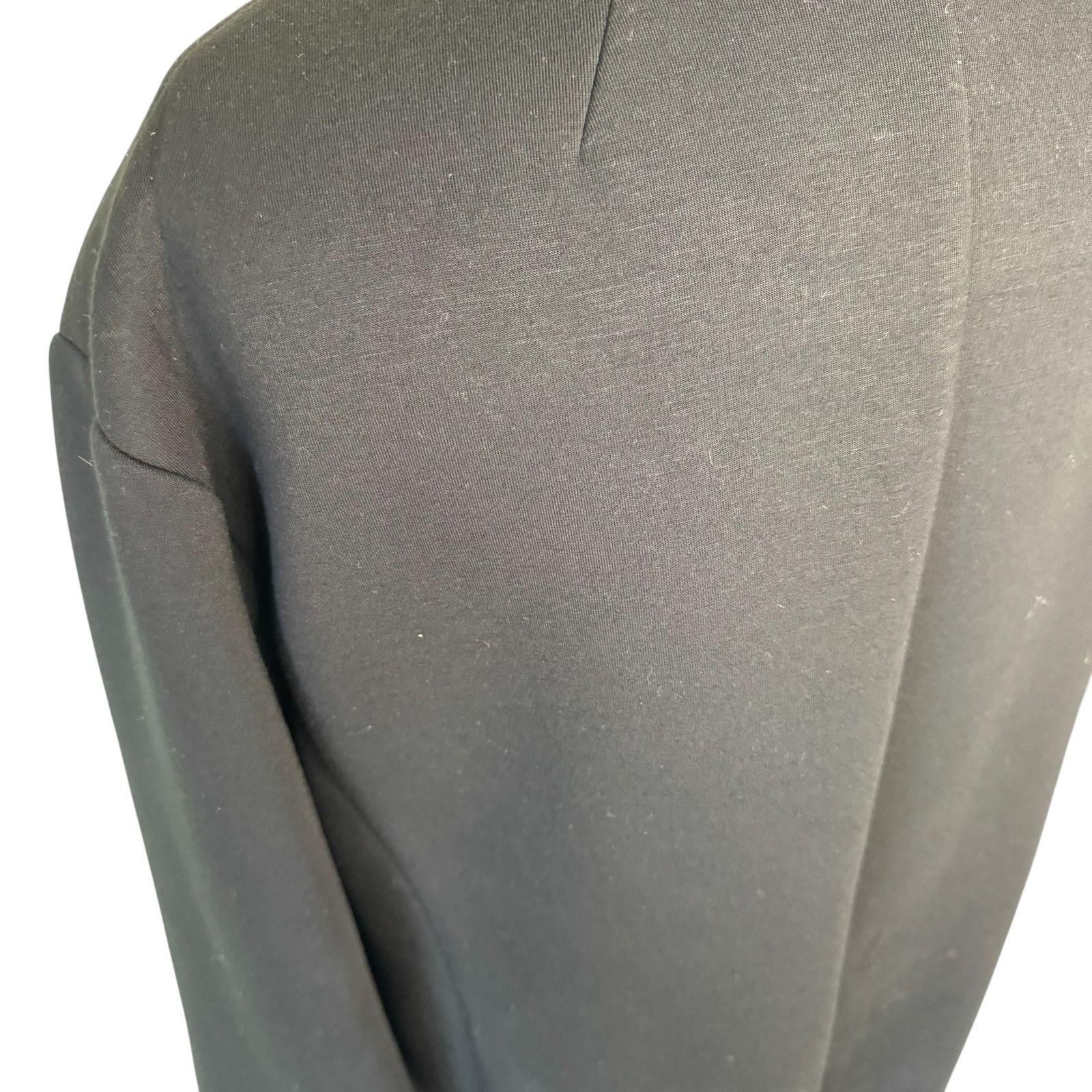 Max Mara 'S MAXMARA Ponte Knit Double Breasted Peacoat Black Size L / US 10 / IT 46 - 12 Thumbnail