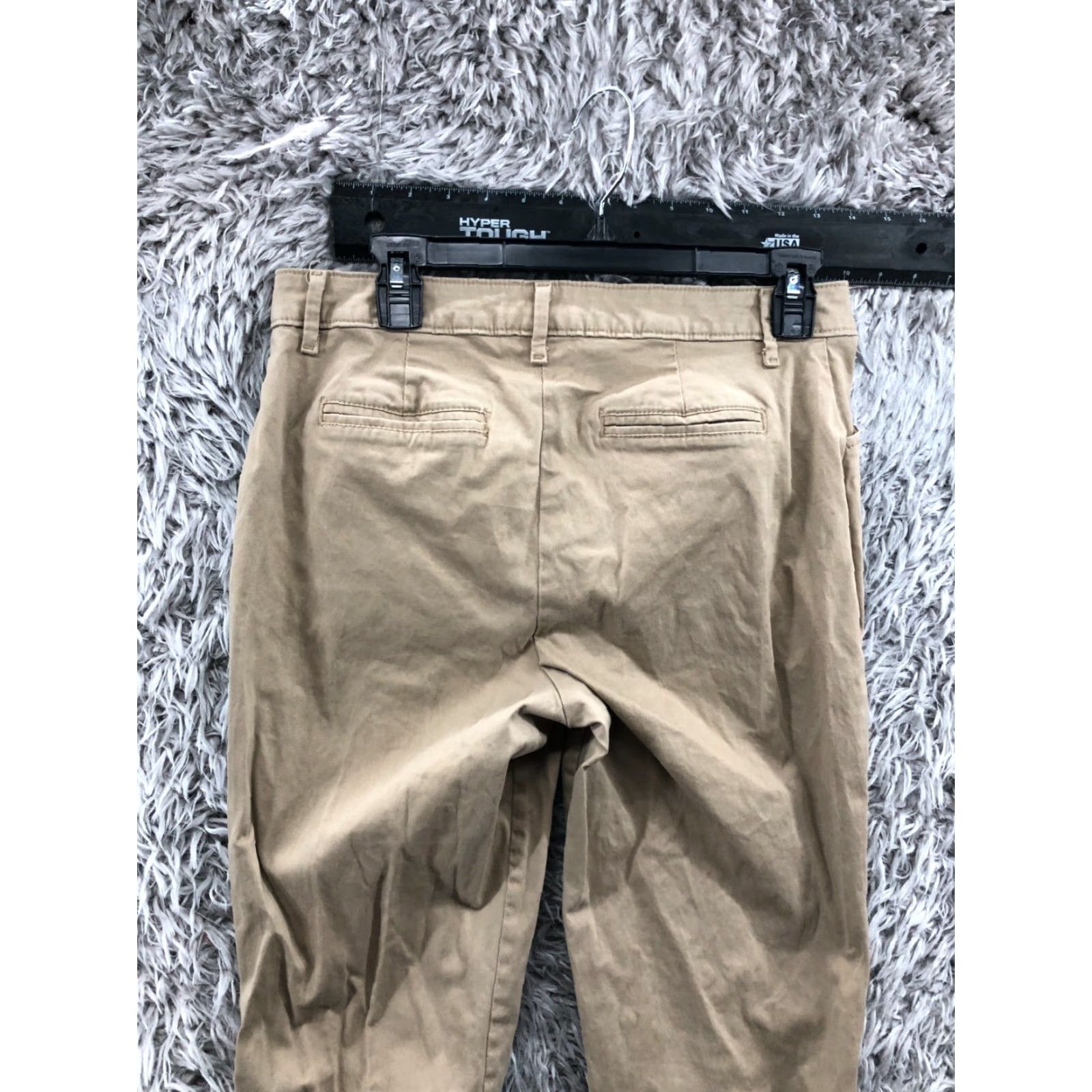 Lee Lee Chino Pants Woman Regular Size 8 Beige Straight Relaxed Modern Classic 30 in Inseam Spring Summer Fall (if applicable) Pants Ladies Womens Size 30" / US 8 / IT 44 - 6 Thumbnail