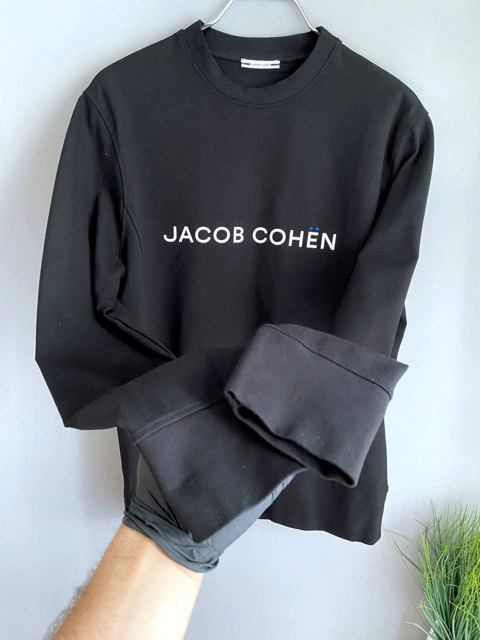 Designer × Jacob Cohen Jacob Cohen Men’s Black Sweatshirt, Size M Size US M / EU 48-50 / 2 - 5 Thumbnail