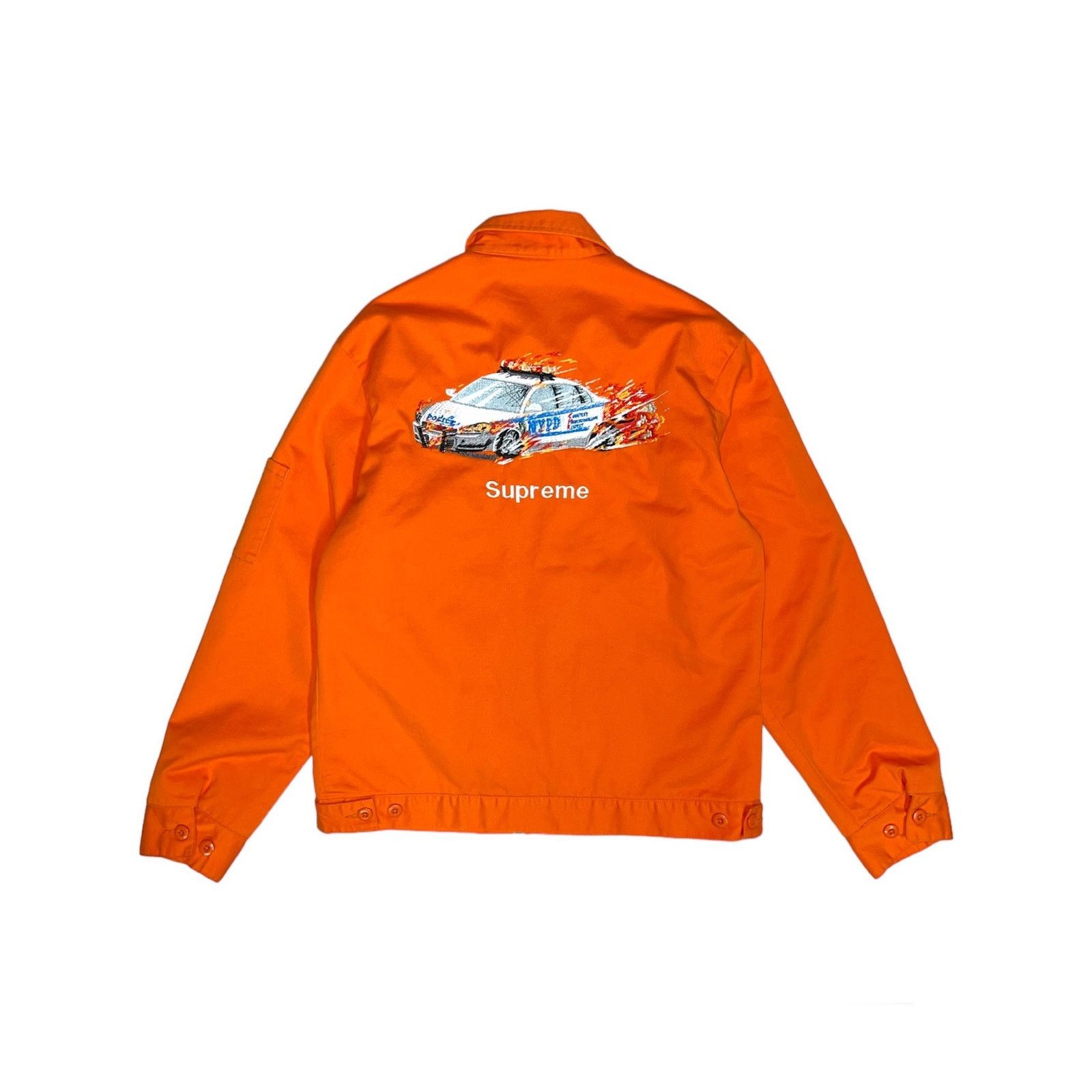 Supreme Supreme Embroidered Cop Car Work Jacket | Grailed