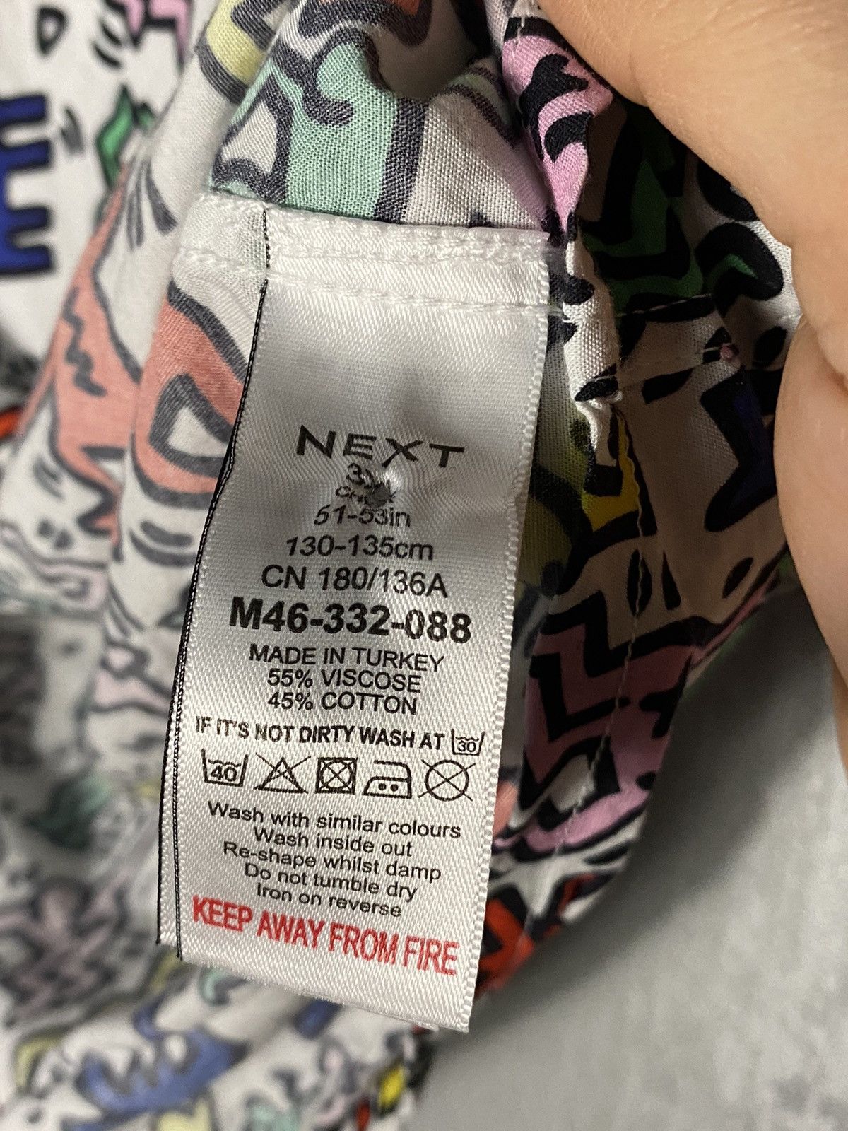 Keith Haring × NEXT Keith Haring x Next Art Shirt Full print Monogram Size US S / EU 44-46 / 1 - 5 Thumbnail