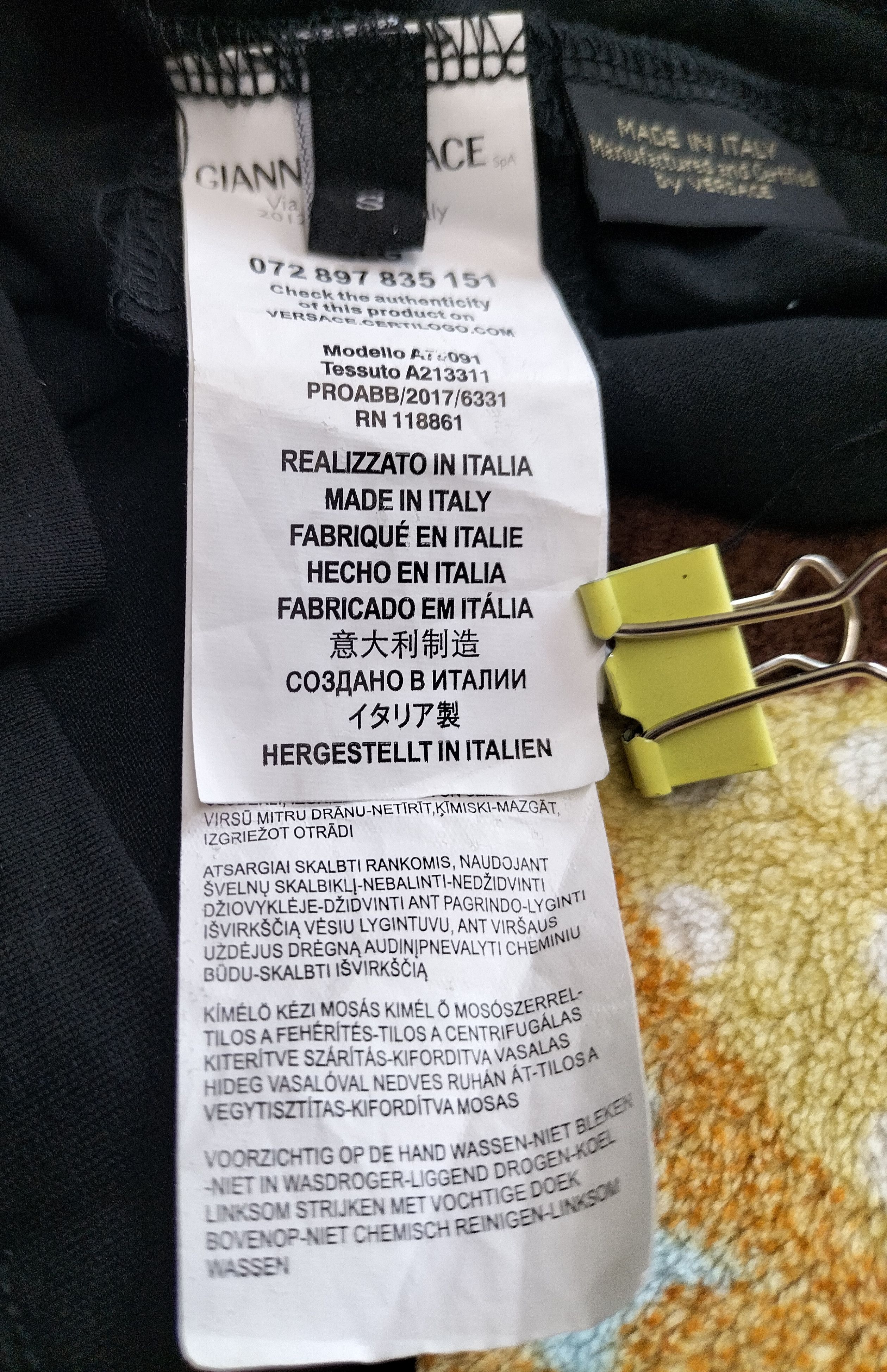 Versace Versace box logo Tee Size US S / EU 44-46 / 1 - 7 Thumbnail