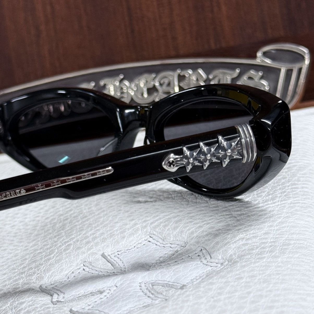 Chrome Hearts Chrome Hearts Blaster ‘Dark Triad’ Sunglasses Size ONE SIZE - 14 Thumbnail