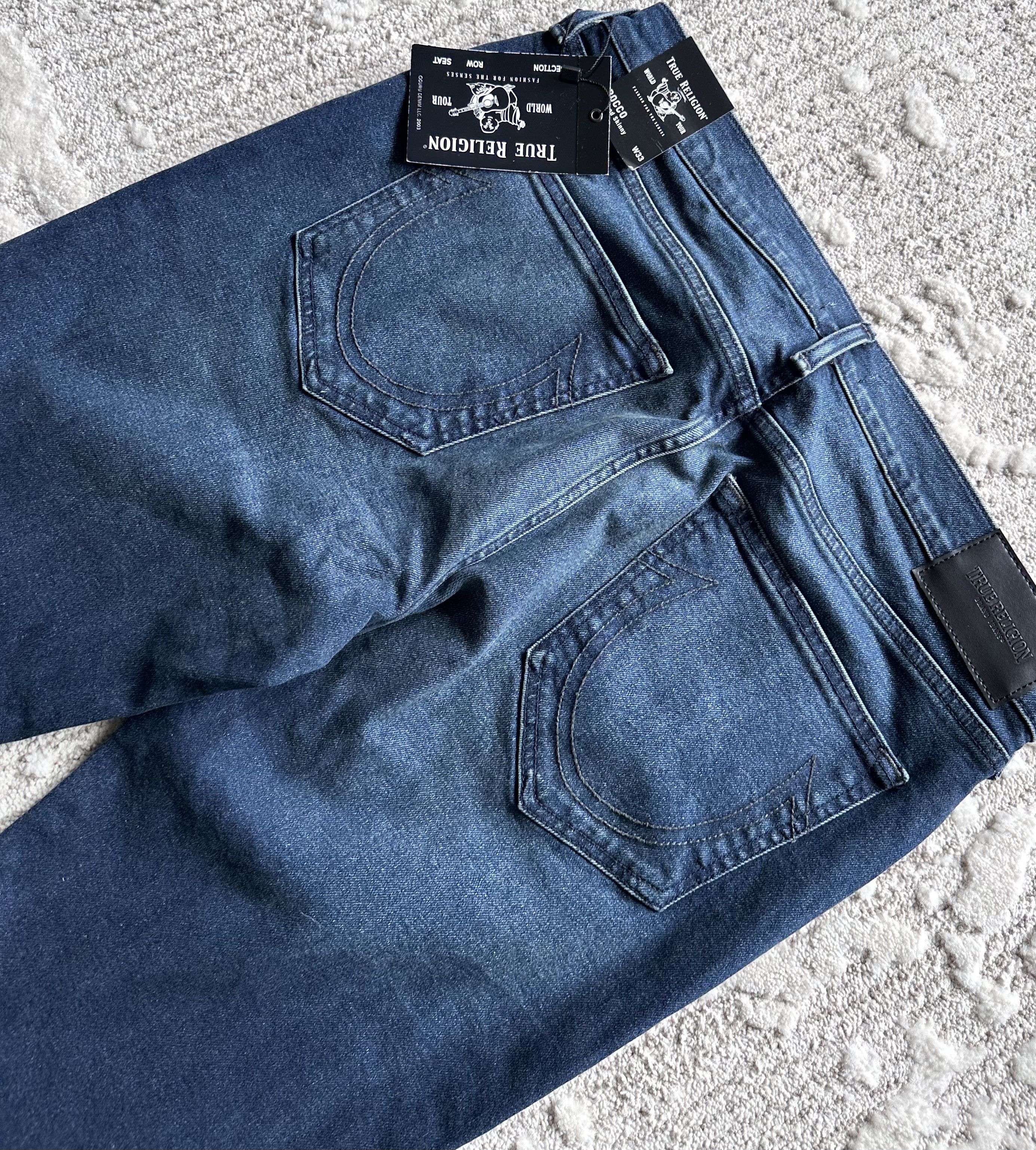 True Religion NEW True Religion Rocco Relaxed Slim Jeans Size US 33 - 2 Thumbnail
