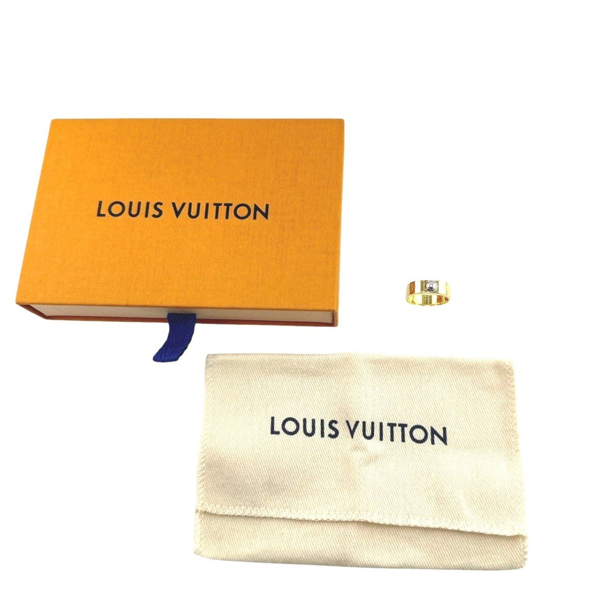 Louis Vuitton Louis Vuitton Ring Nanogram M Size GP M00211 Gold Size ONE SIZE - 1 Thumbnail