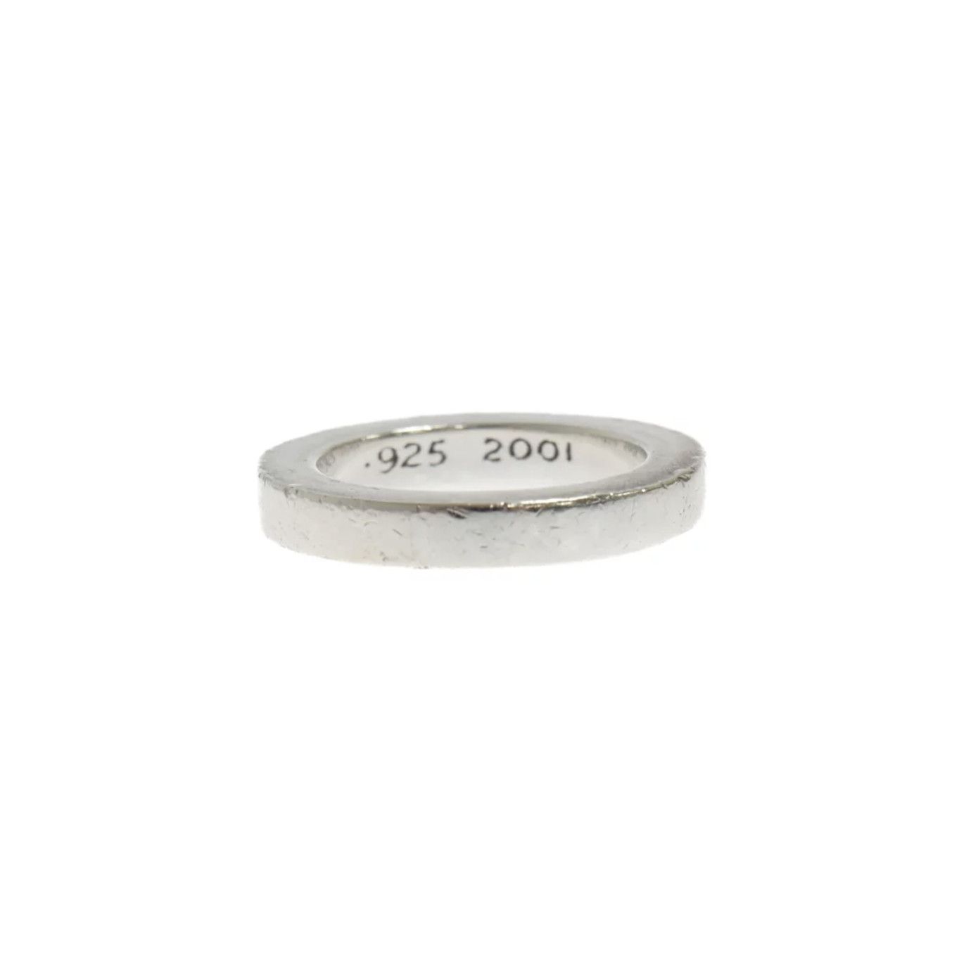 image of Chrome Hearts 3Mm Spacer Ring Us 5 in Silver, Men's