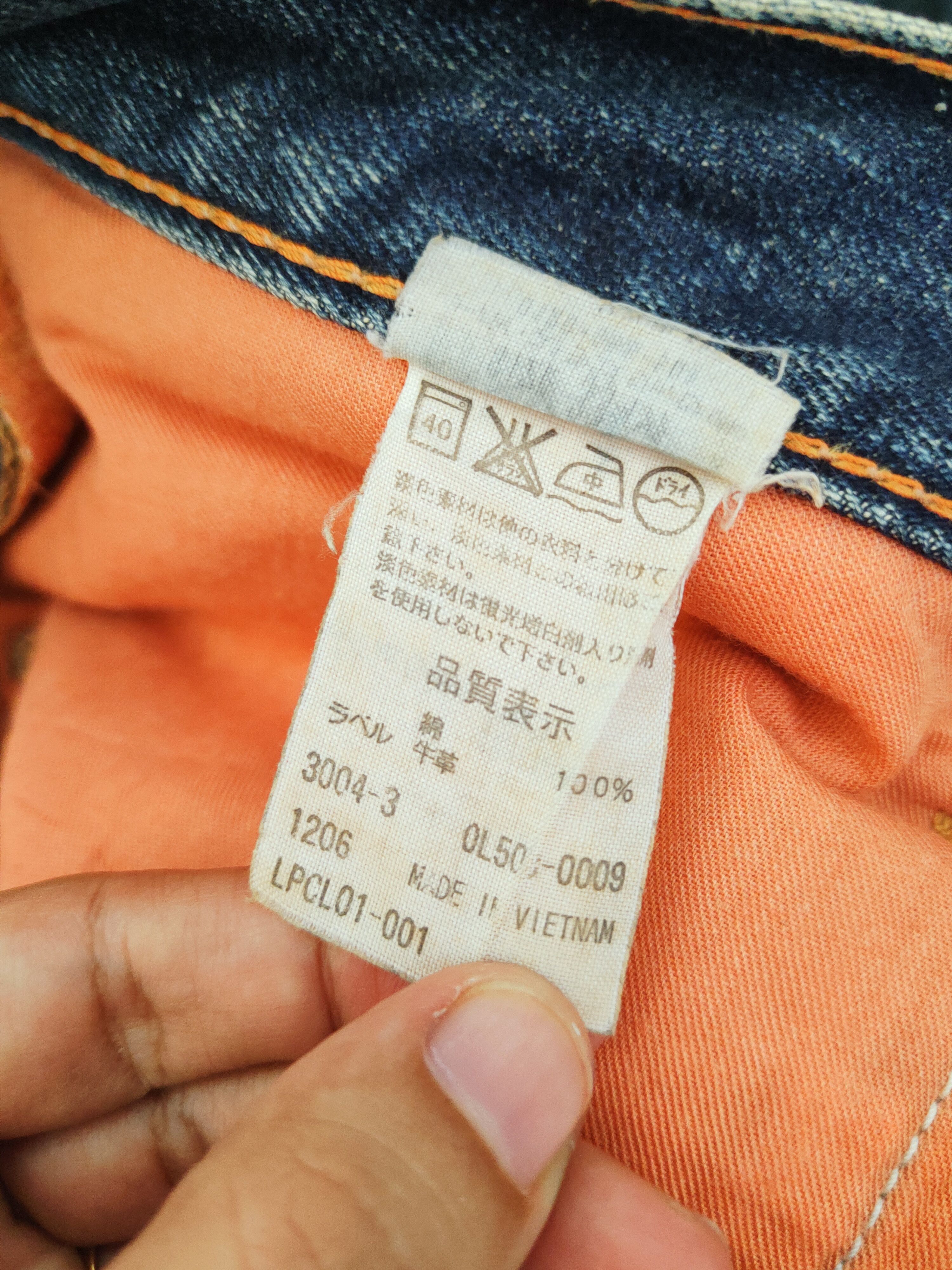 Levi's DL Levi's Dark Blue Faded Distressed Ripped Jeans #W021 Size US 34 / EU 50 - 15 Thumbnail