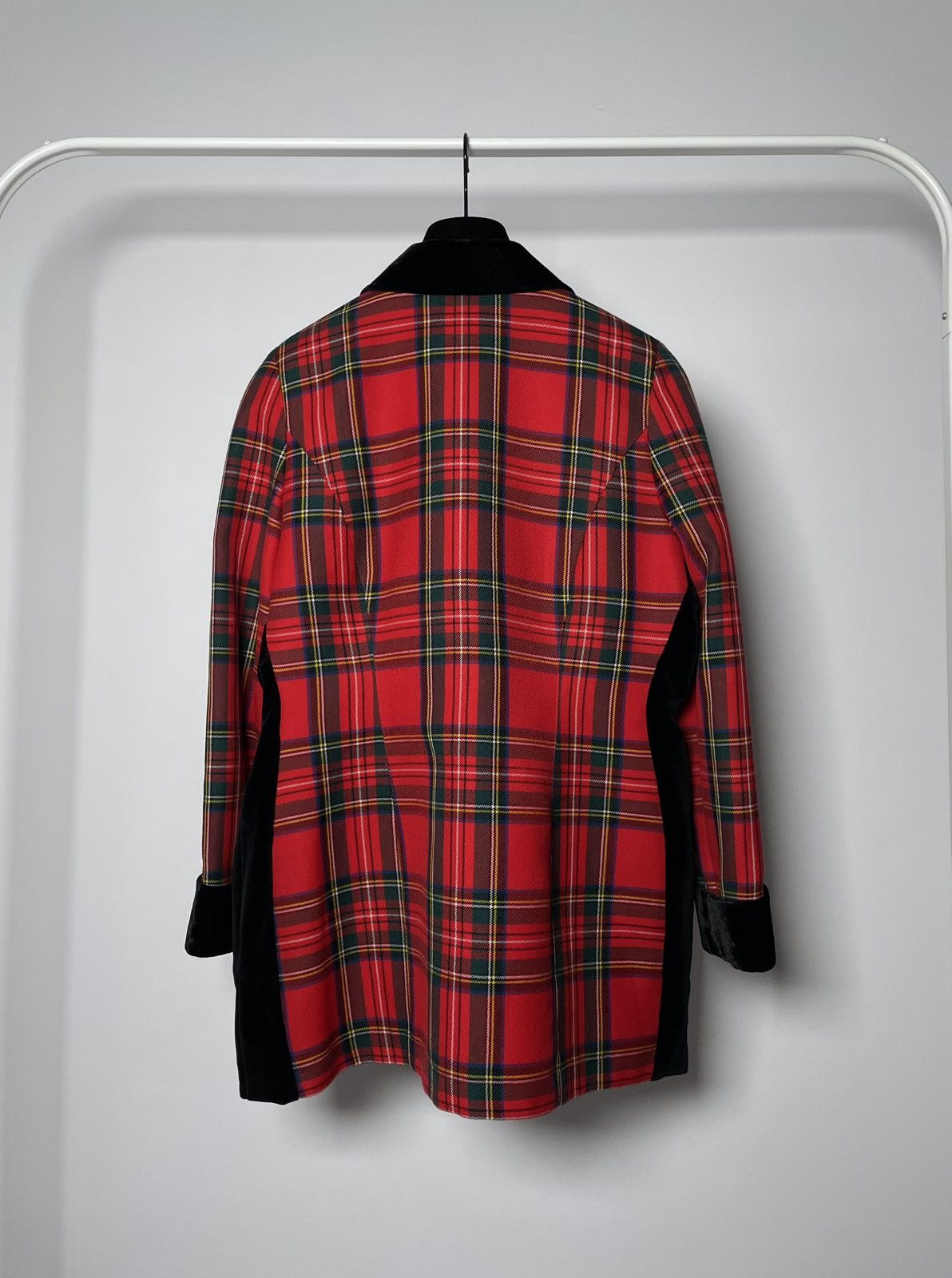 Thierry Mugler Thierry Mugler Tartan Vintage 90s Archive Jacket Size M / US 6-8 / IT 42-44 - 3 Thumbnail