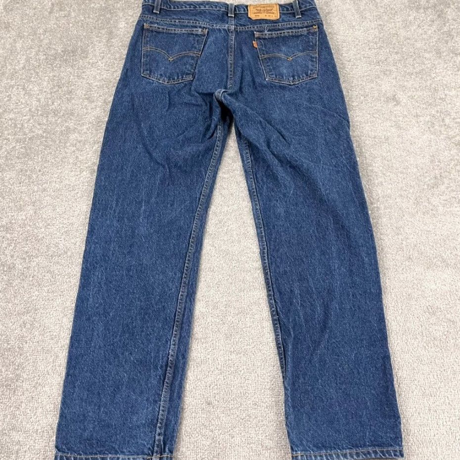 Levi's VINTAGE Levi's Jeans Mens 36 x 32 505 Straight Blue Denim Retro 90s Size US 36 / EU 52 - 2 Thumbnail