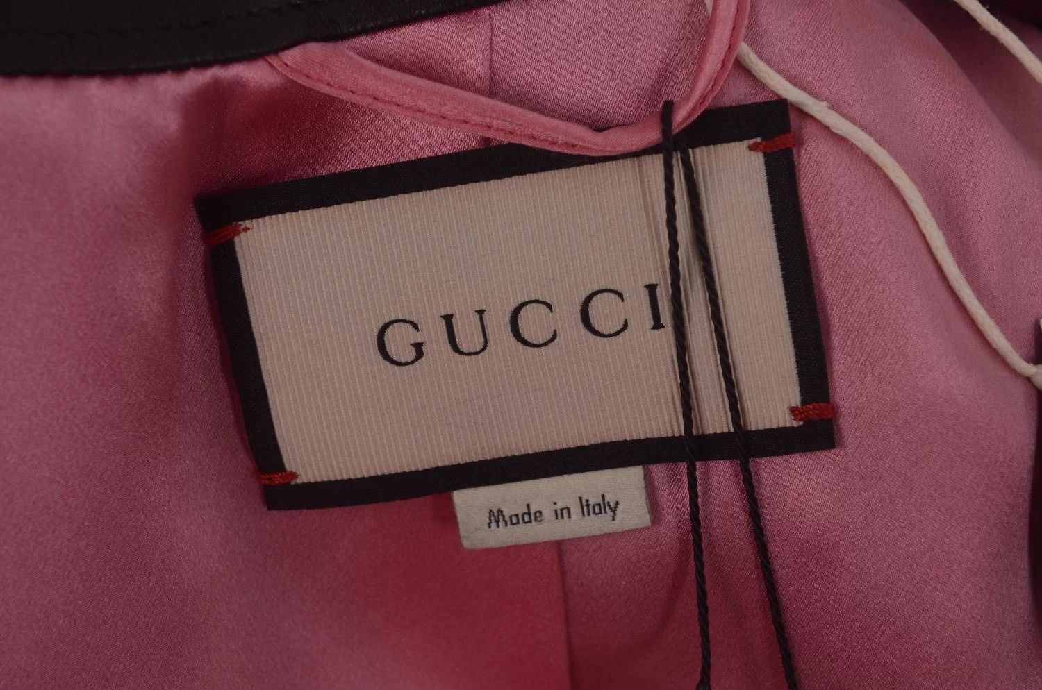 Gucci Gucci Leather Jacket Bow Rhinestone Silver Buckle Size XS / US 0-2 / IT 36-38 - 3 Thumbnail