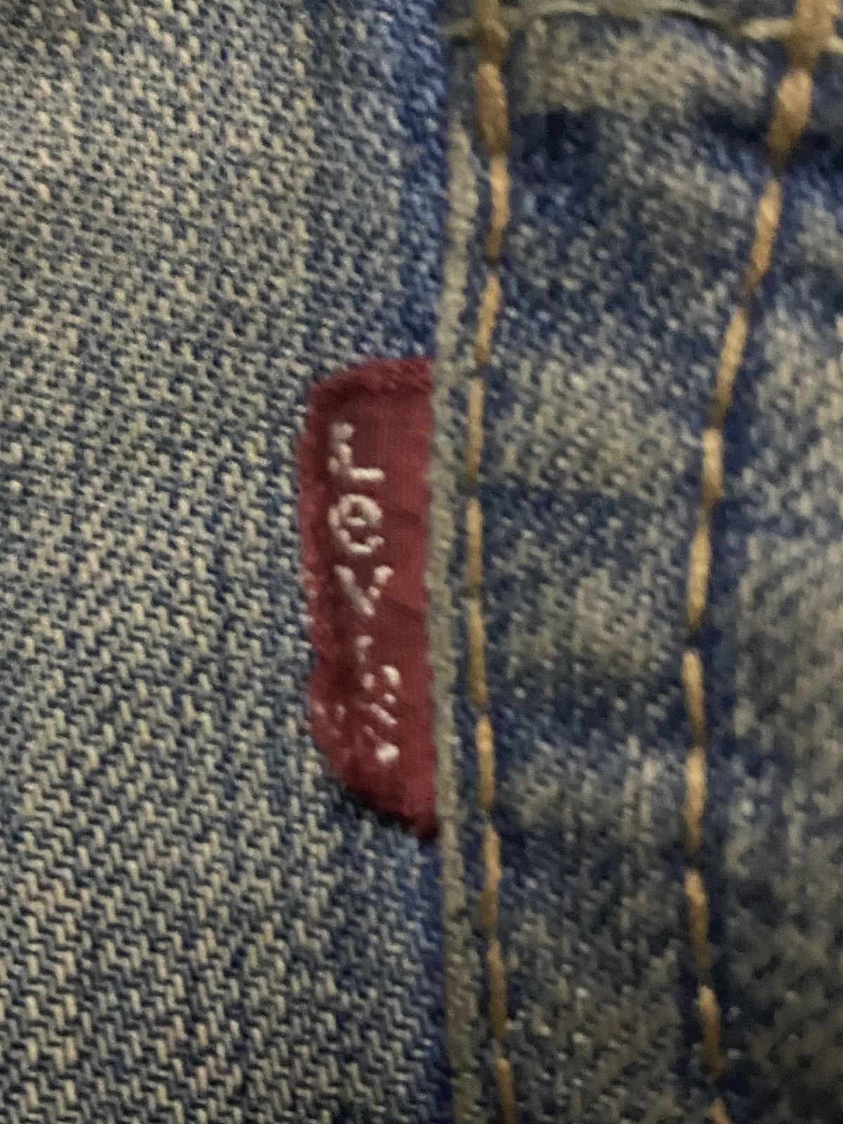 Levi's Vintage Levis Grunge Style Distressed Repair Loose Jeans Size US 32 / EU 48 - 14 Thumbnail