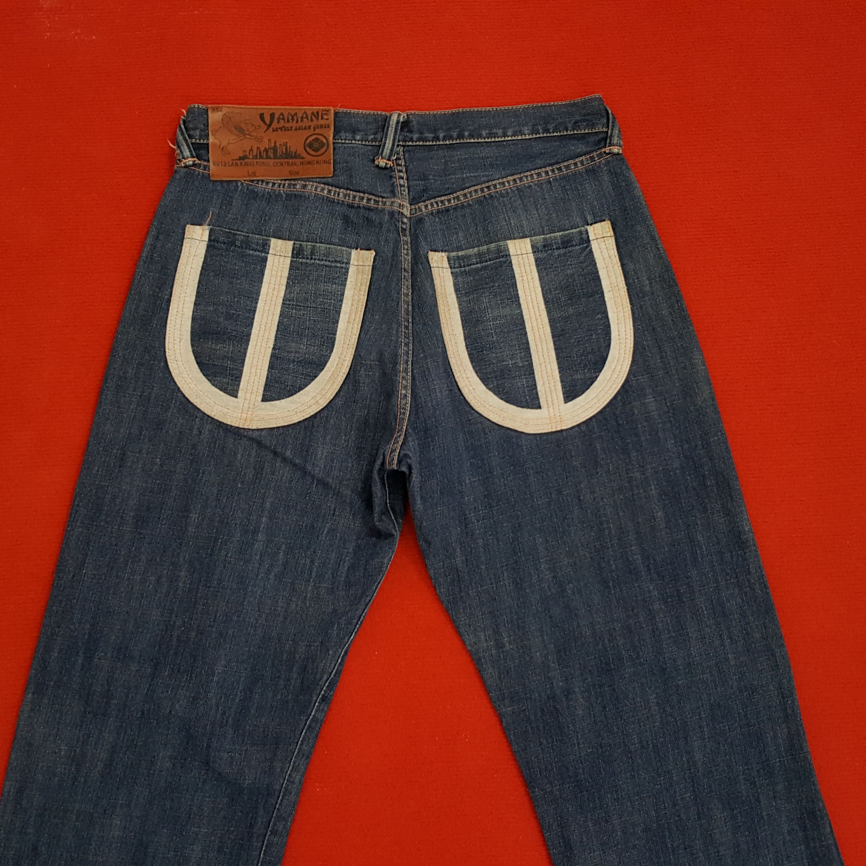 Japanese Brand × Vintage Evisu Yamane Japanese Brand Custom Daicock Style Jeans Size US 31 - 5 Thumbnail