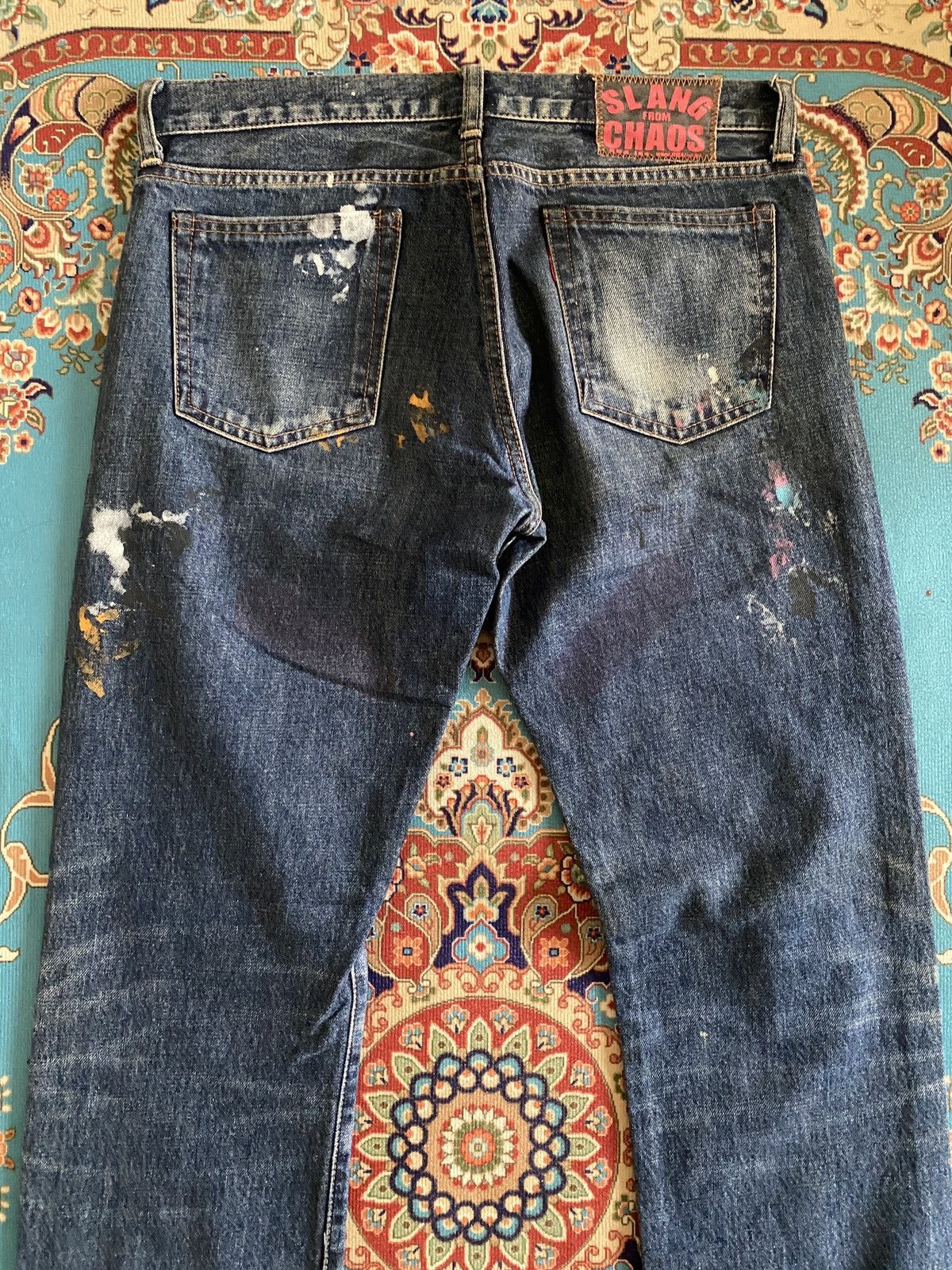 Japanese Brand × Seditionaries Japanese Brand RNA INC Slang Splatter Design Punk Denim Size US 32 / EU 48 - 7 Thumbnail