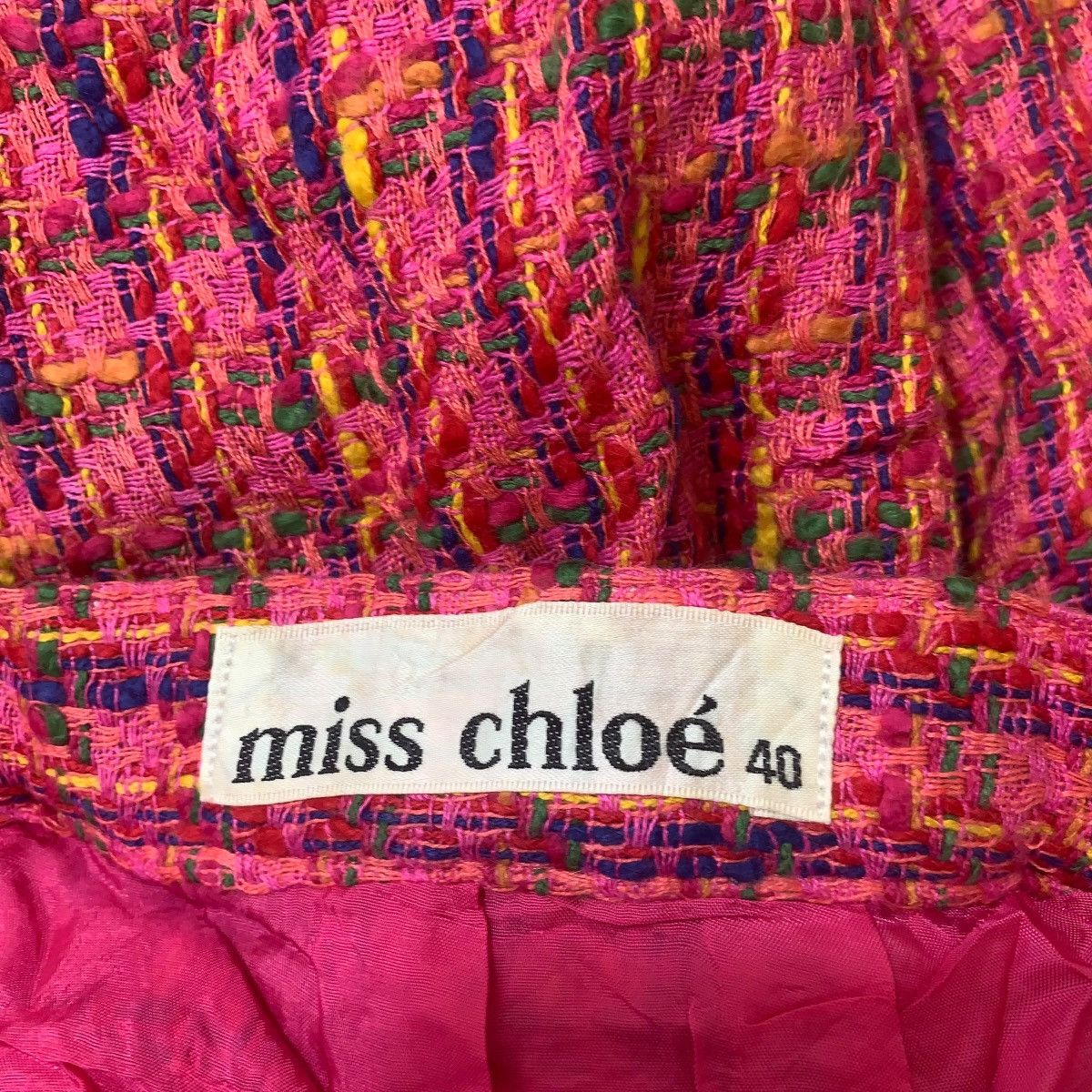 Chloe Vintage MISS CHLOE Made In JAPAN Casual Maxi Skirts Size 23" - 4 Thumbnail