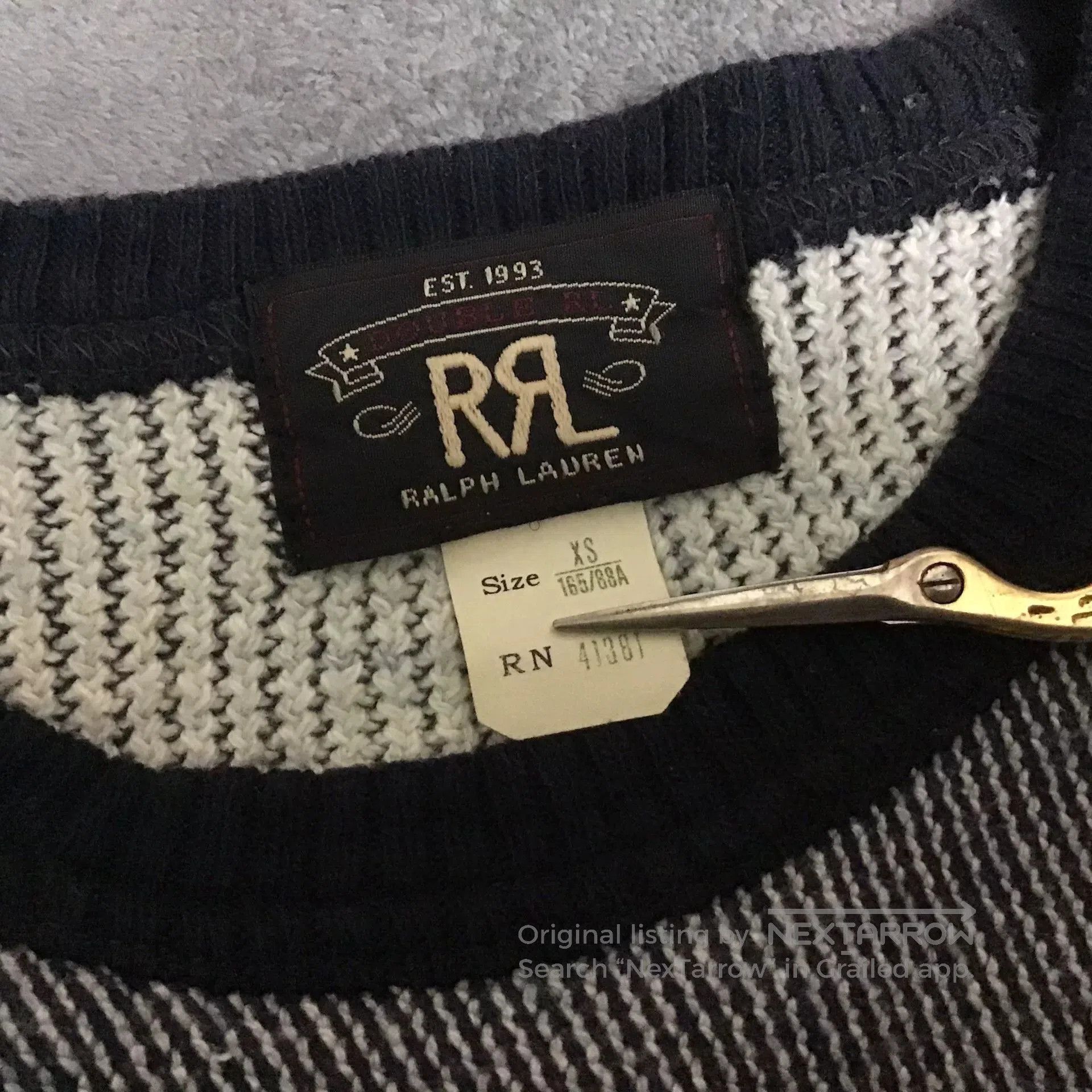 RRL Ralph Lauren RRL Double RL Sweater. Size US XS / EU 42 / 0 - 3 Thumbnail