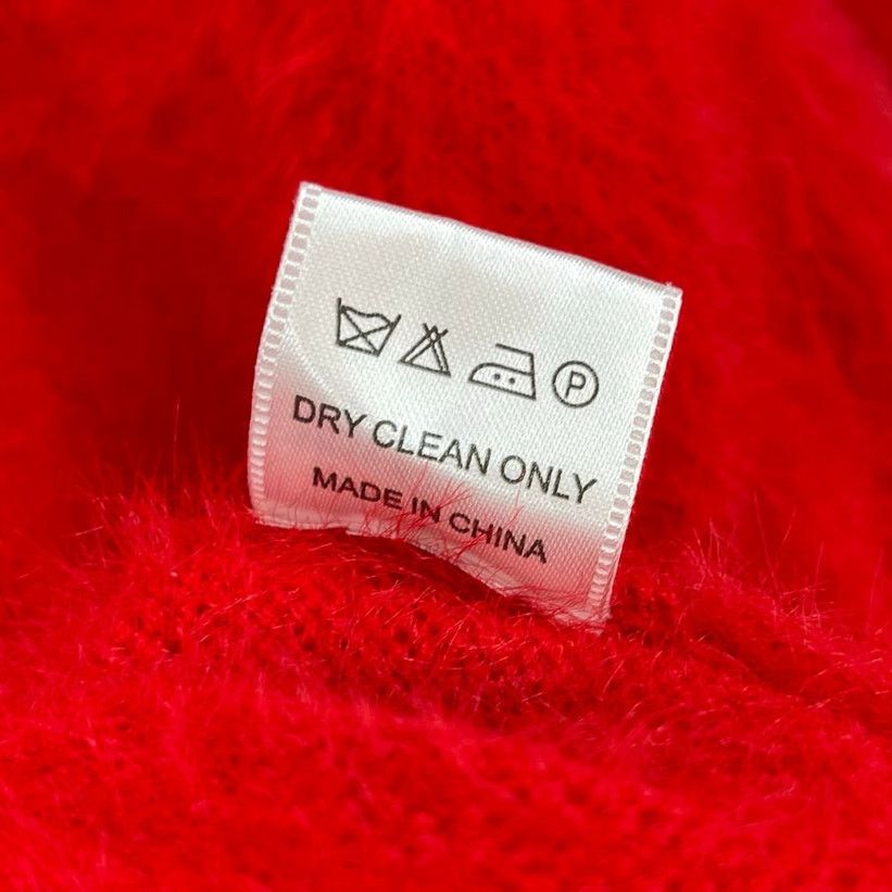 Other Miss Circle | NWT Keira Dress in Red Fuzzy Sweater Knit XL Size XL / US 12-14 / IT 48-50 - 12 Thumbnail