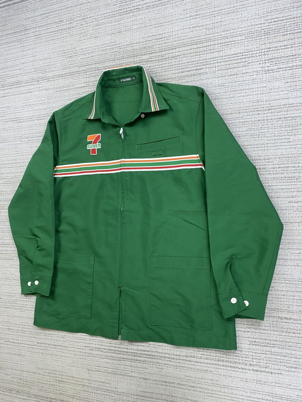Japanese Brand × Vintage Vintage 7 Eleven Japan Uniform Long Sleeve Jacket Size US M / EU 48-50 / 2 - 4 Thumbnail