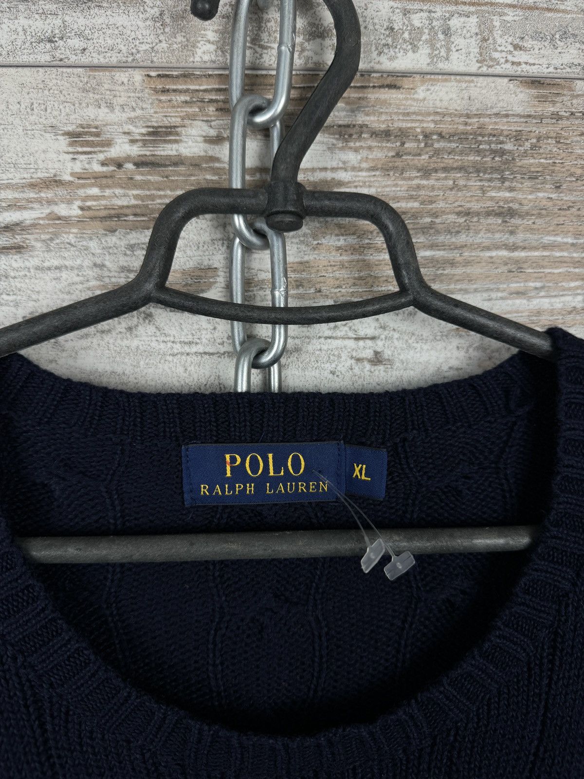 Polo Ralph Lauren × Vintage Mens Vintage Polo Ralph Lauren navy sweater old money luxury Size US XL / EU 56 / 4 - 7 Thumbnail