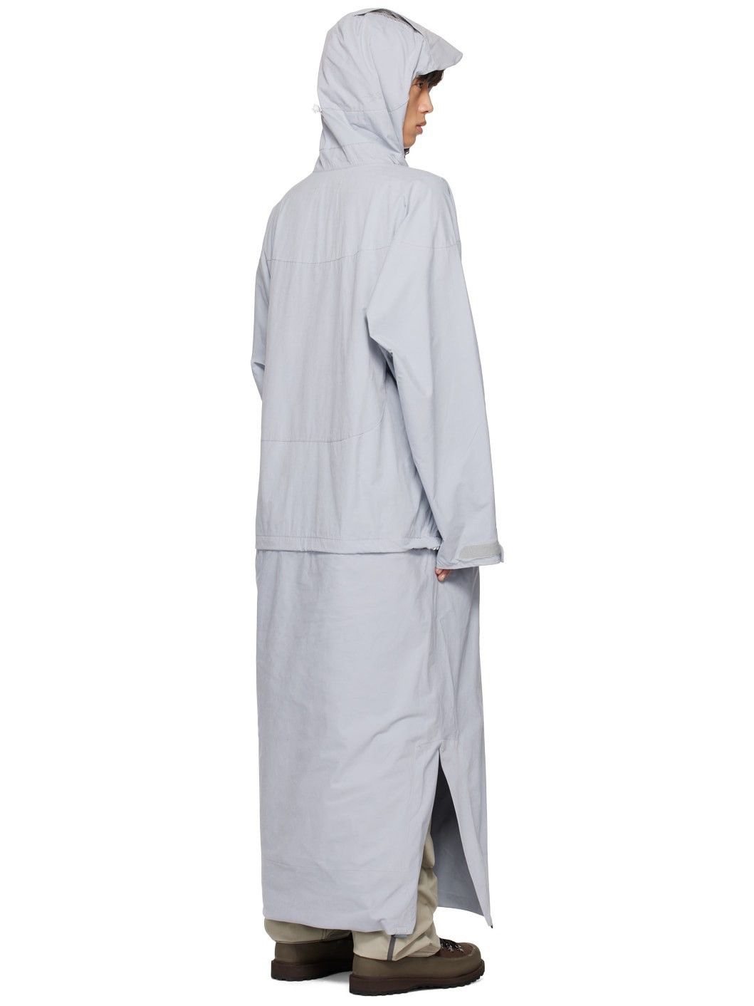 Hyein Seo Hyein Seo Gray Detachable Panel Jacket Size US M / EU 48-50 / 2 - 1 Thumbnail