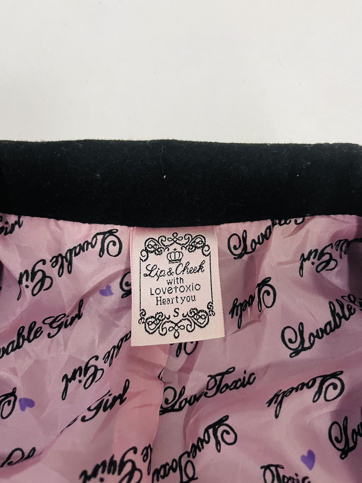 Japanese Brand Love Toxic Nice Wool Jacket (07) Size XS / US 0-2 / IT 36-38 - 3 Thumbnail