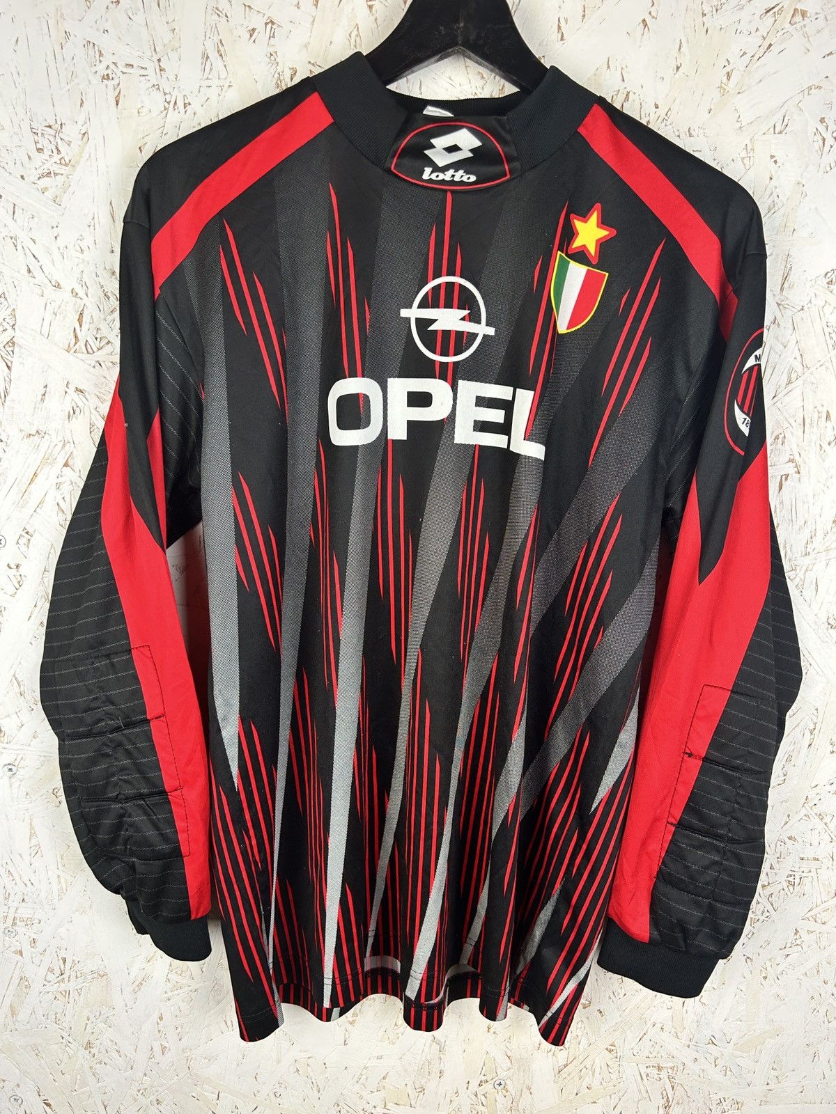 Lotto Sport 90s Vintage Lotto AC Milan 1996/97 #1 GK Kit Soccer Jersey Size US S / EU 44-46 / 1 - 1 Thumbnail