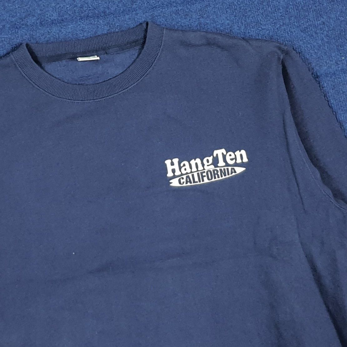 Hang Ten Vintage Hang Ten California Surf Brand Sweatshirt C296N6 Size US XL / EU 56 / 4 - 4 Thumbnail