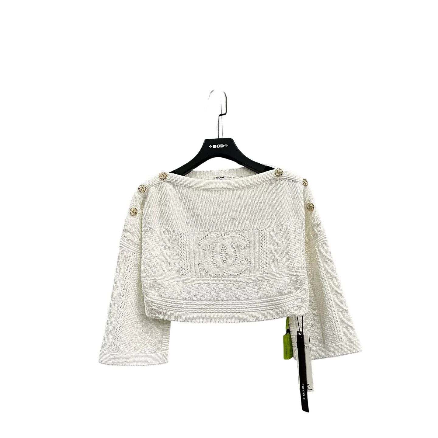 Chanel Chanel Embroidered Double C Knit Top 36 Size XS / US 0-2 / IT 36-38 - 1 Thumbnail