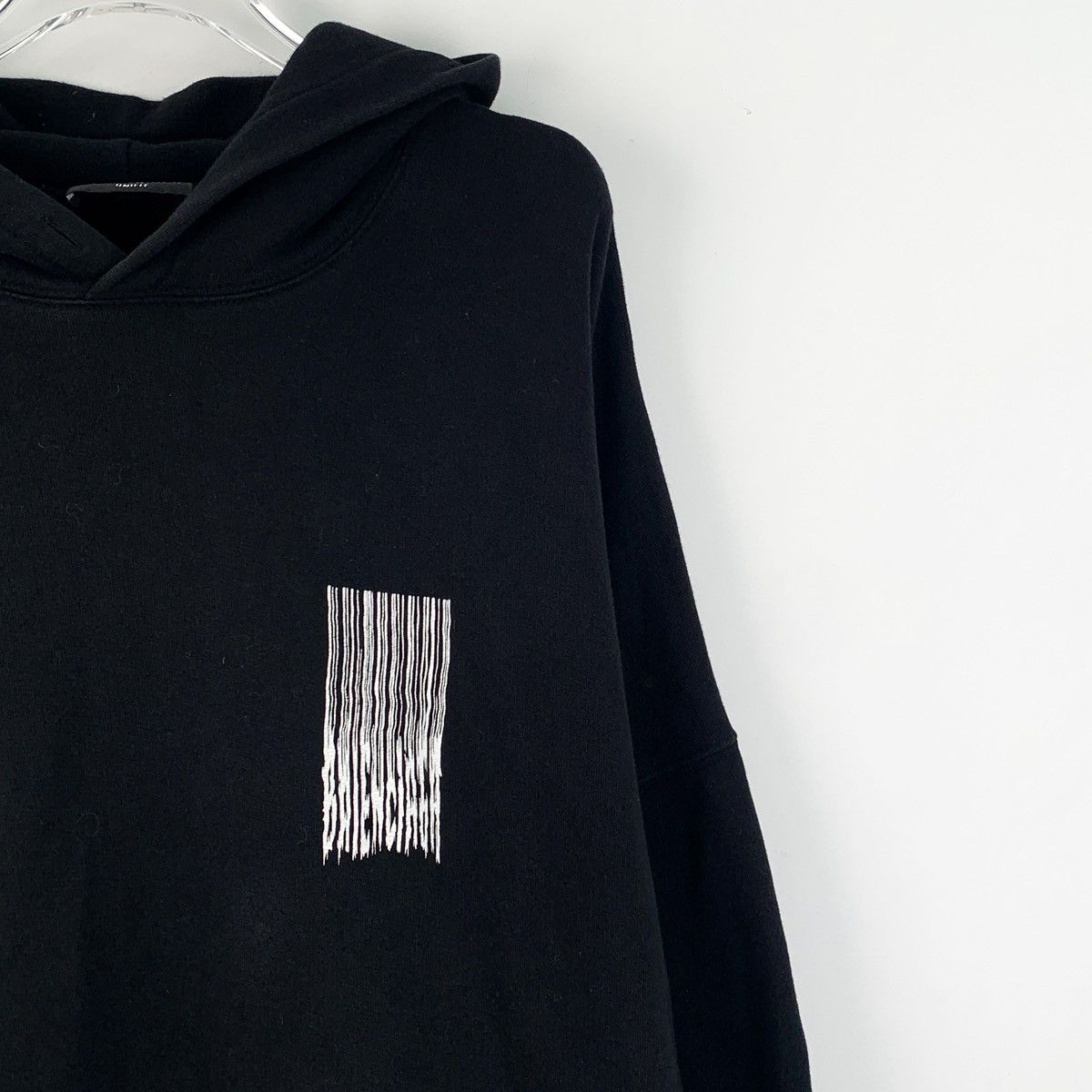 Balenciaga Balenciaga Black Tassel Print Cotton Hooded Sweatshirt Size US XS / EU 42 / 0 - 3 Thumbnail