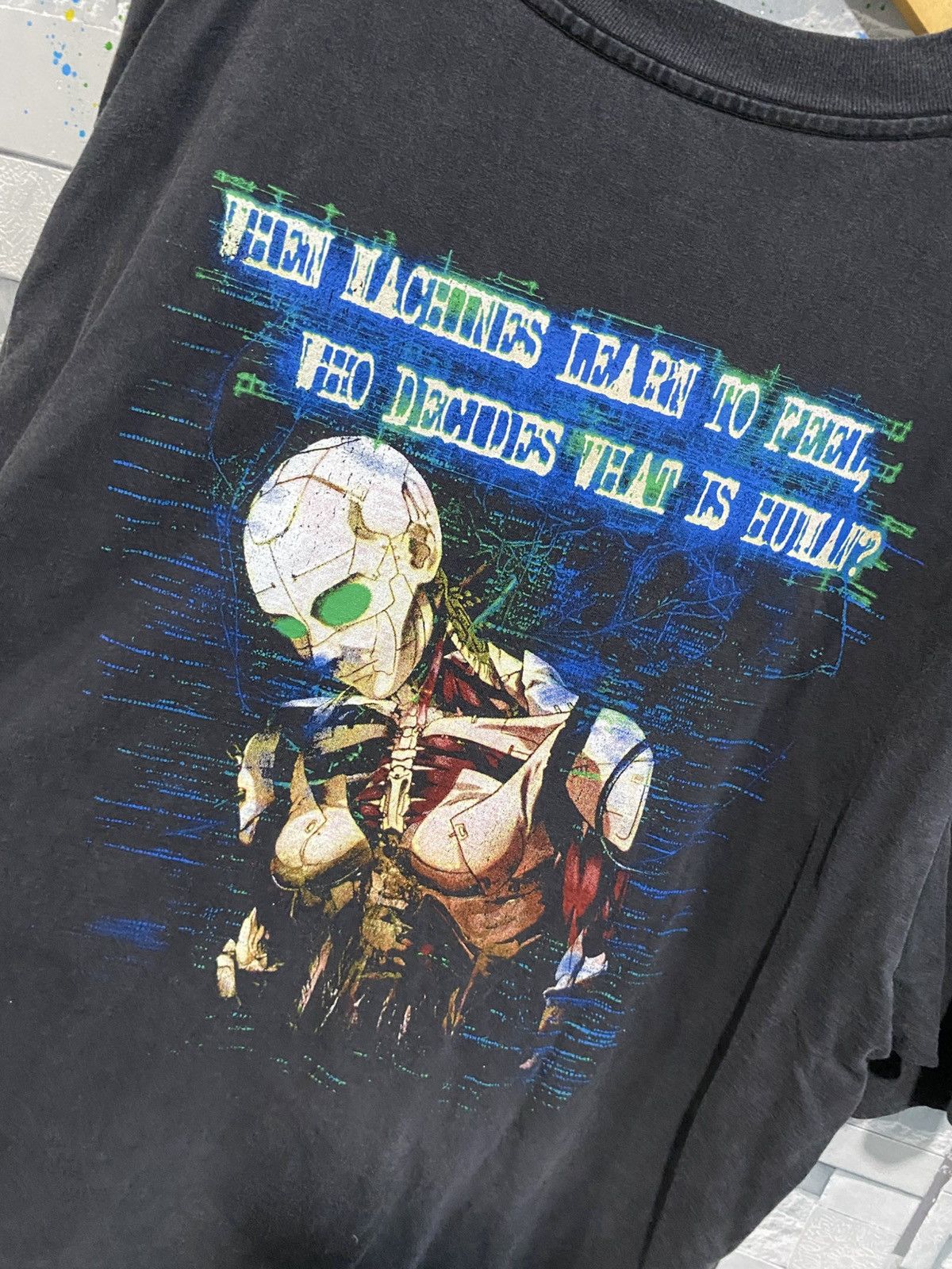 Anime Ghost In The Shell Bootleg Vintage Tshirt Size US XXL / EU 58 / 5 - 7 Thumbnail