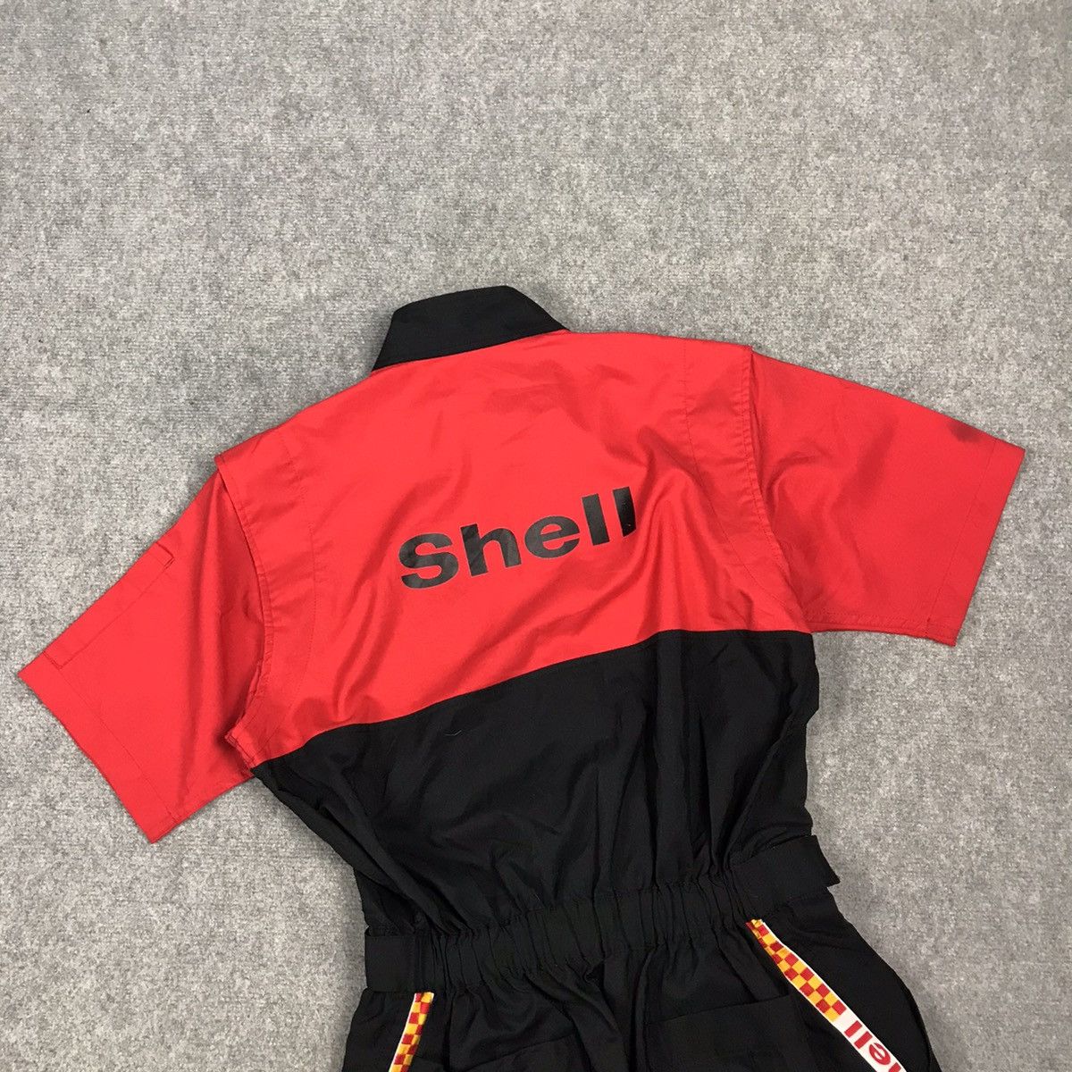 Japanese Brand × Sports Specialties VINTAGE SHELL HELIX OVERALL SHORT SLEEVE JACKET OVERALL Size US 30 / EU 46 - 9 Thumbnail