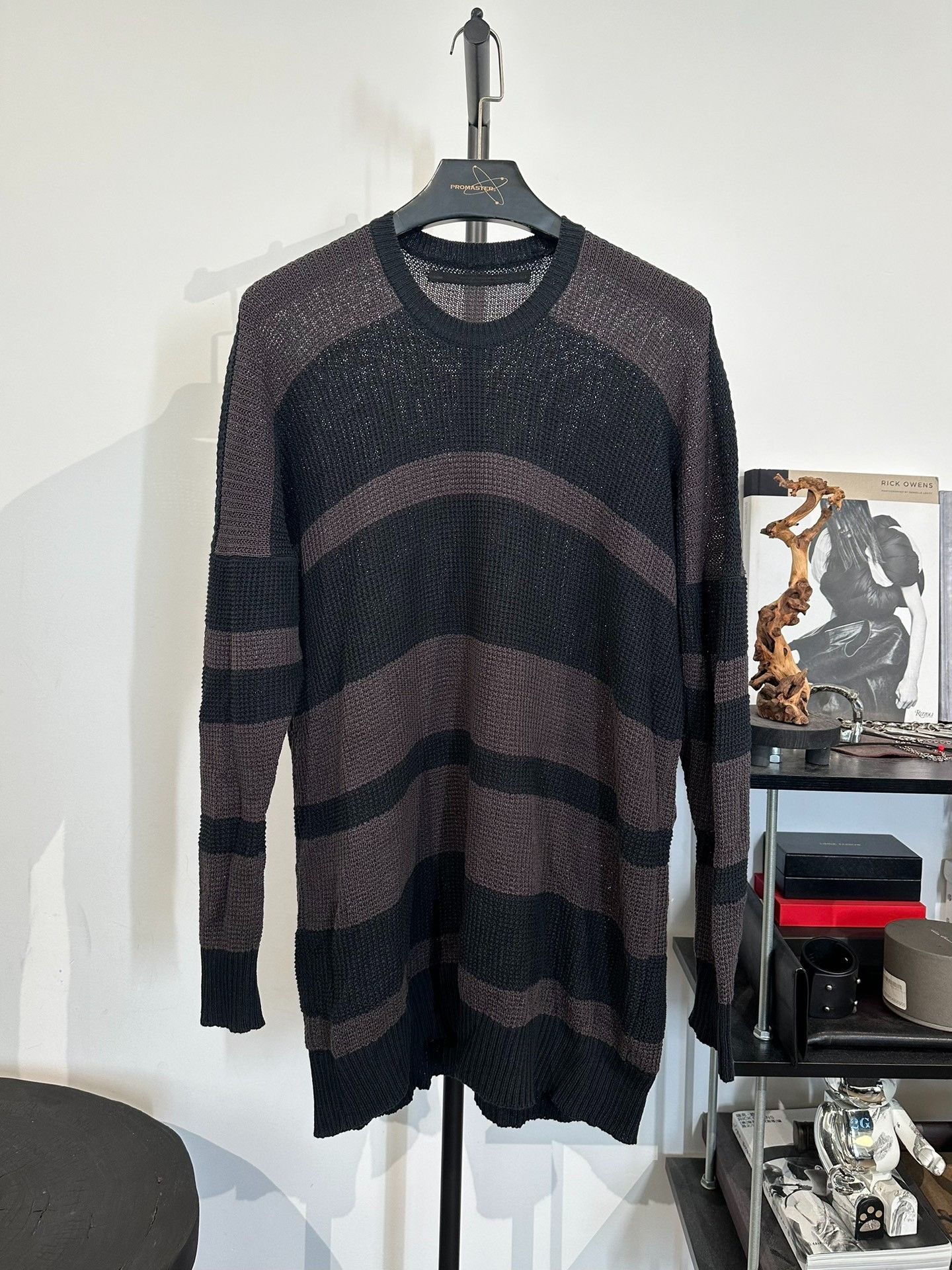 Julius Julius_7 Knit Striped Pullover Sweater Size US S / EU 44-46 / 1 - 1 Thumbnail