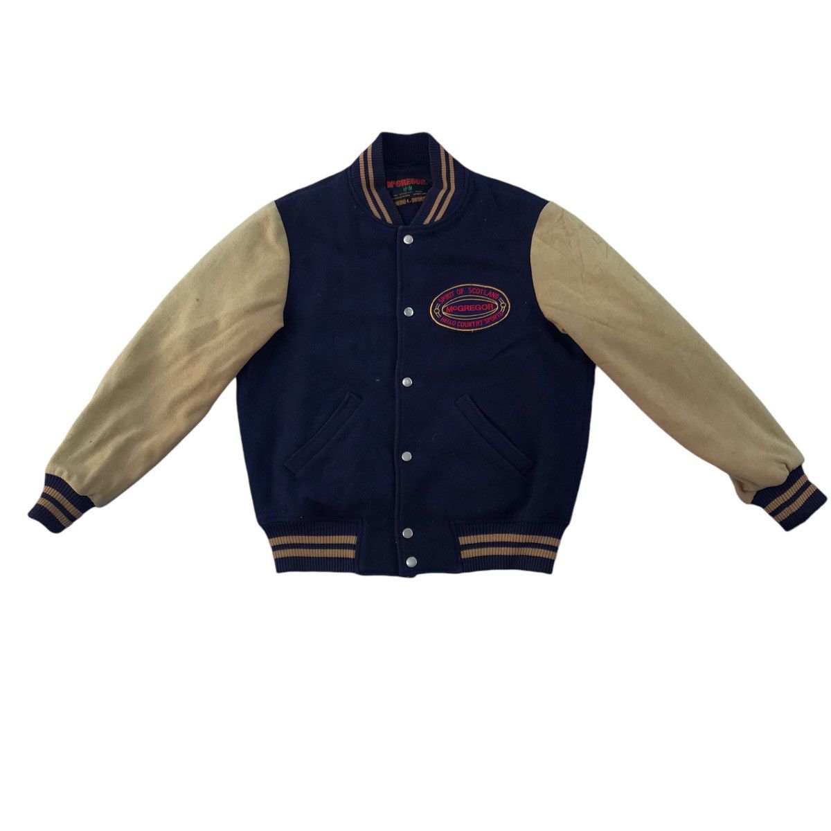 Vintage 90s McGregor Varsity Wool Jacket