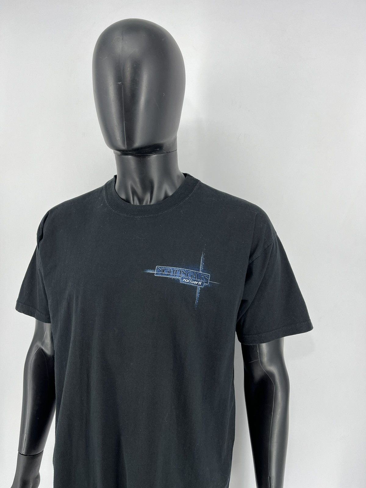 Band Tees × Vintage NIGHT IN GALES T-SHIRT "Nailwork" - absolute rarity, 1999 Size US XL / EU 56 / 4 - 5 Thumbnail