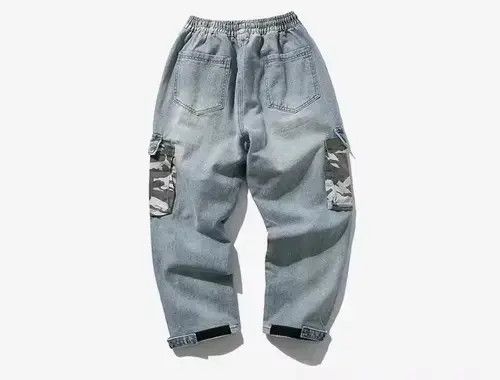 Japanese Brand 20SS Indigo Union Japan Denim Camo Worker Pants Size US 32 / EU 48 - 4 Thumbnail