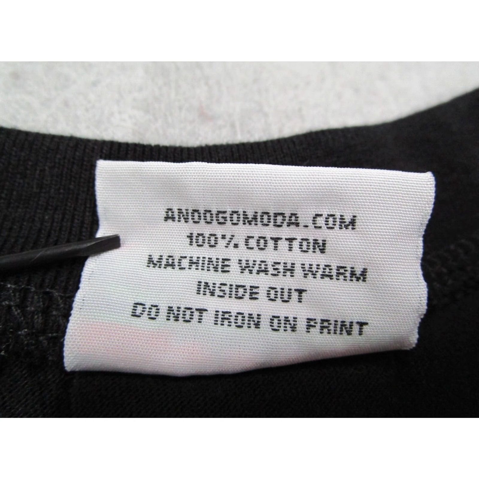 Vintage Anoogo Moda Tinhorn Flats Mens Short Sleeve Crew Neck Graphic Tee Black Cotton 2XL XXL Size US L / EU 52-54 / 3 - 4 Thumbnail