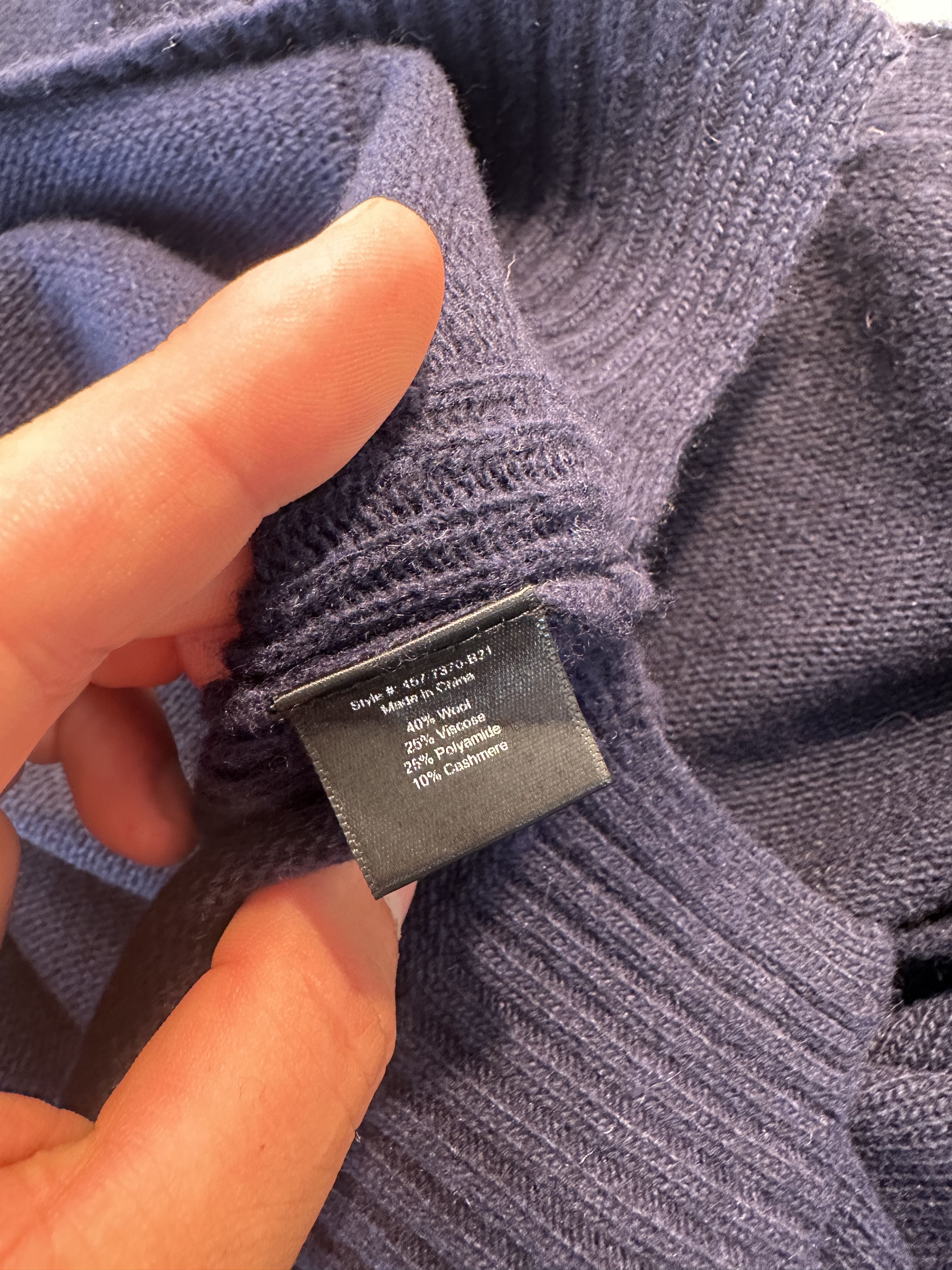 Designer Jenni Kayne Everyday Cashmere Knit Cashmere Wool Size L Size L / US 10 / IT 46 - 11 Thumbnail