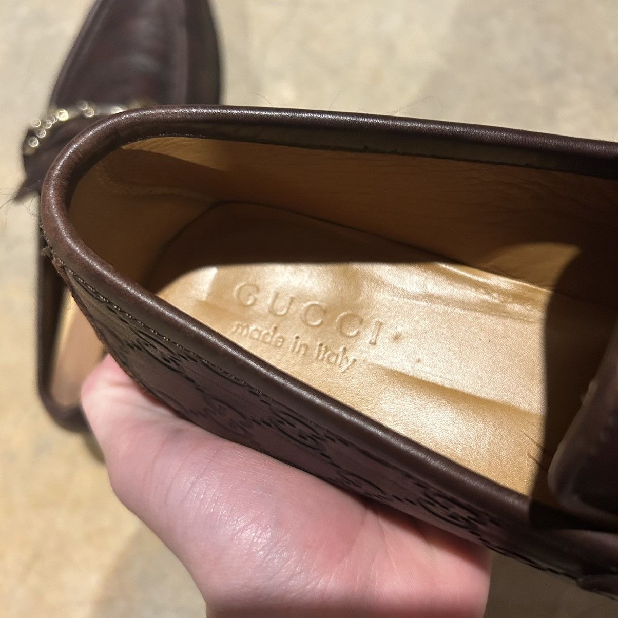 Designer × Gucci Gucci by Tom Ford Embossed Monogram Horsebit Loafers US 9.5 Size US 9.5 / EU 42-43 - 14 Thumbnail