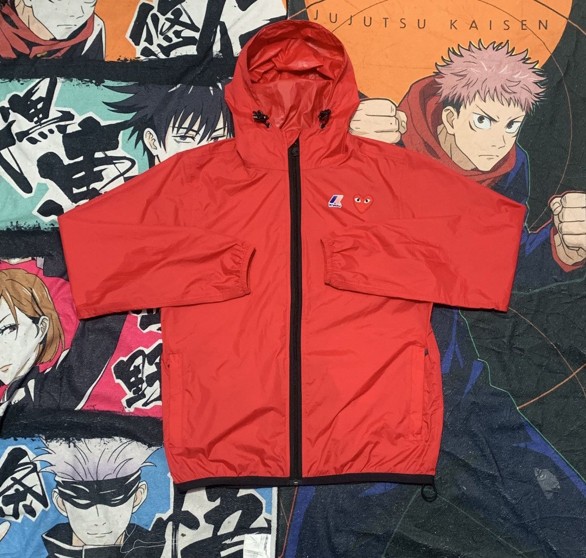 COMME DES GARCONS X KWAY RAINCOAT