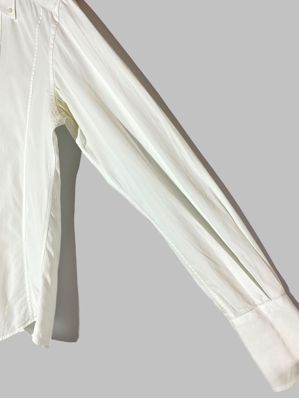 Gucci Vintage Gucci White Button Up Dress Shirt Rare Size US M / EU 48-50 / 2 - 8 Thumbnail