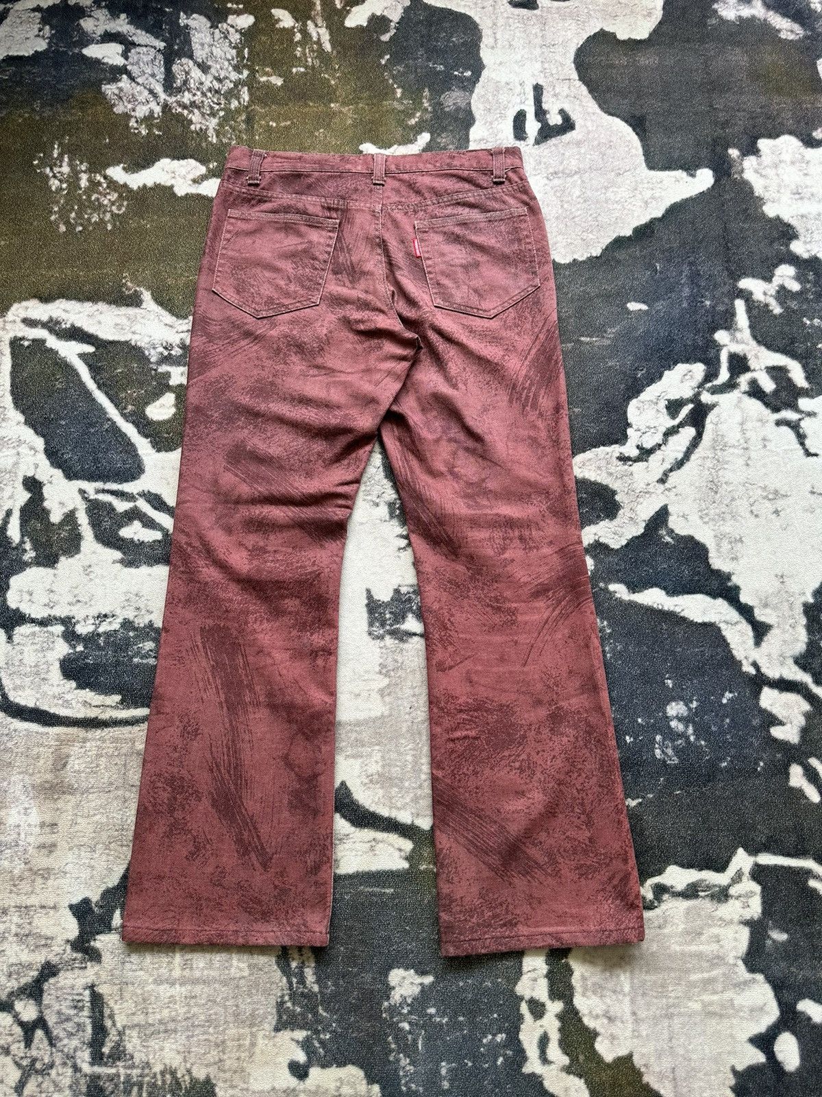 Tornado Mart 00’s Tornado Mart Japan trompe l’oeil denim archive Size US 31 - 2 Thumbnail