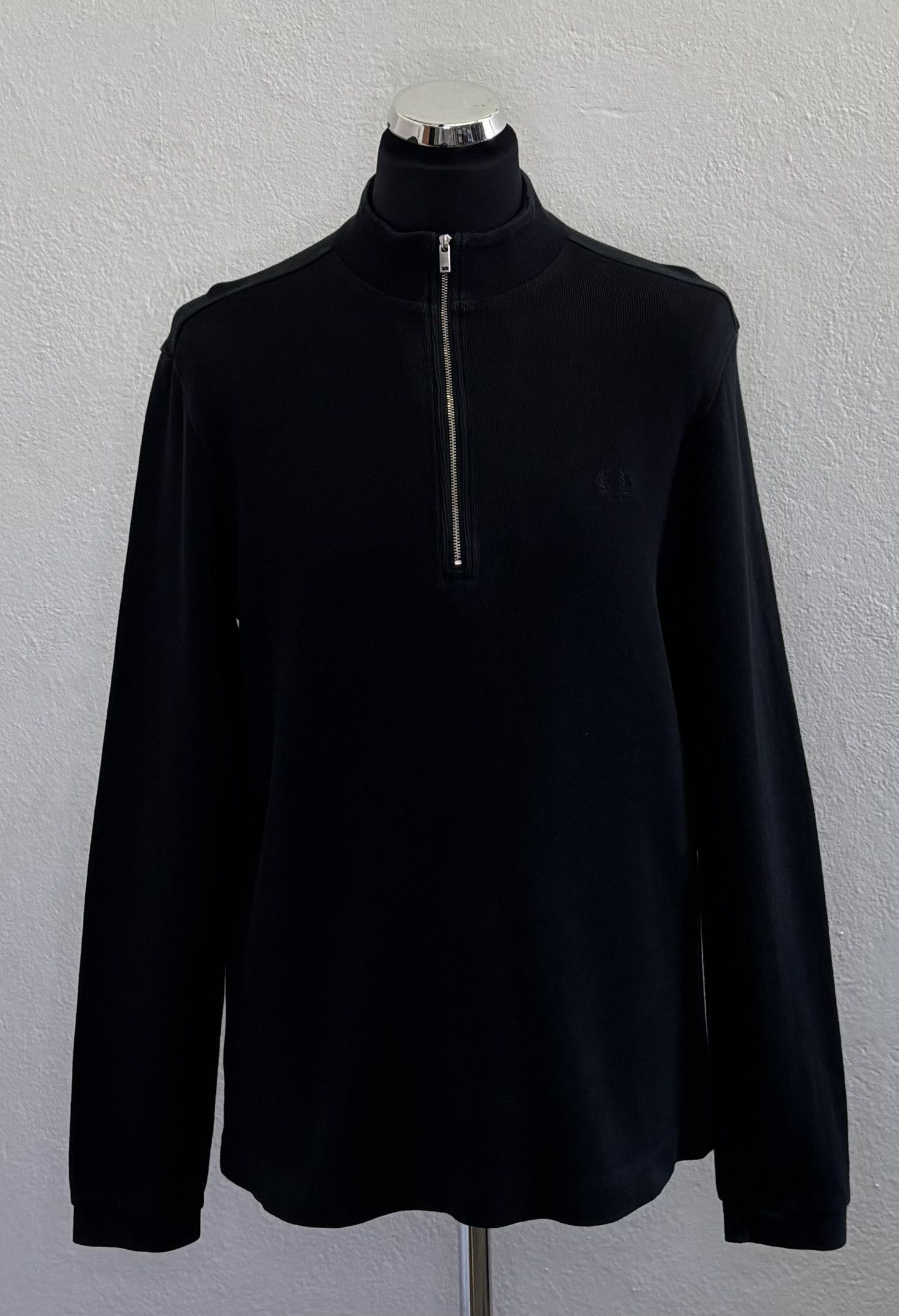 Fred Perry Fred Perry 1/4 zip black sweatshirt medium Size US M / EU 48-50 / 2 - 1 Thumbnail