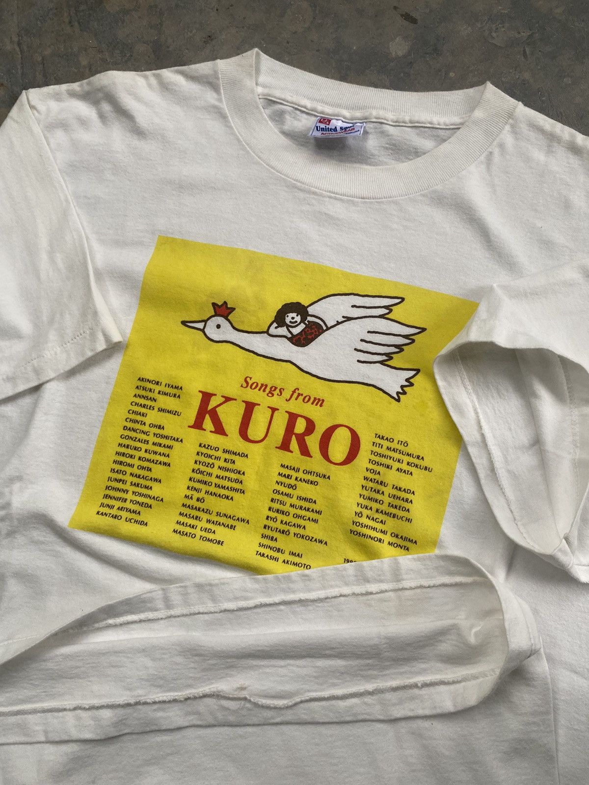 Vintage Vintage 90’s Japanese Indie Theatre Tee – Setagaya Songs Size US L / EU 52-54 / 3 - 3 Thumbnail