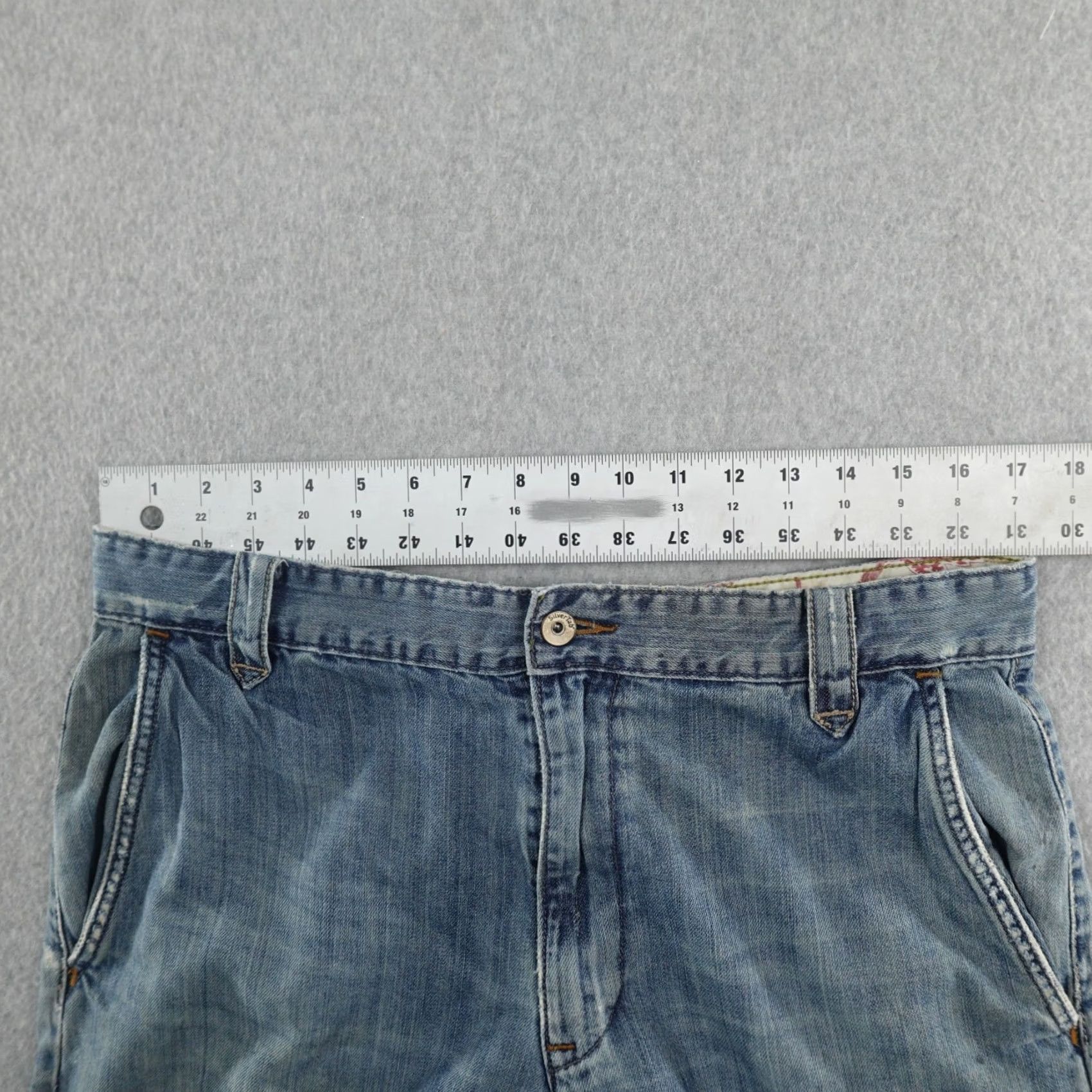 Levi's VINTAGE Levi's SilverTab Jeans Mens 34x30 Denim 5-Pocket Design Wide-Leg Jeans Men Blue 34x30 Size US 34 / EU 50 - 7 Thumbnail