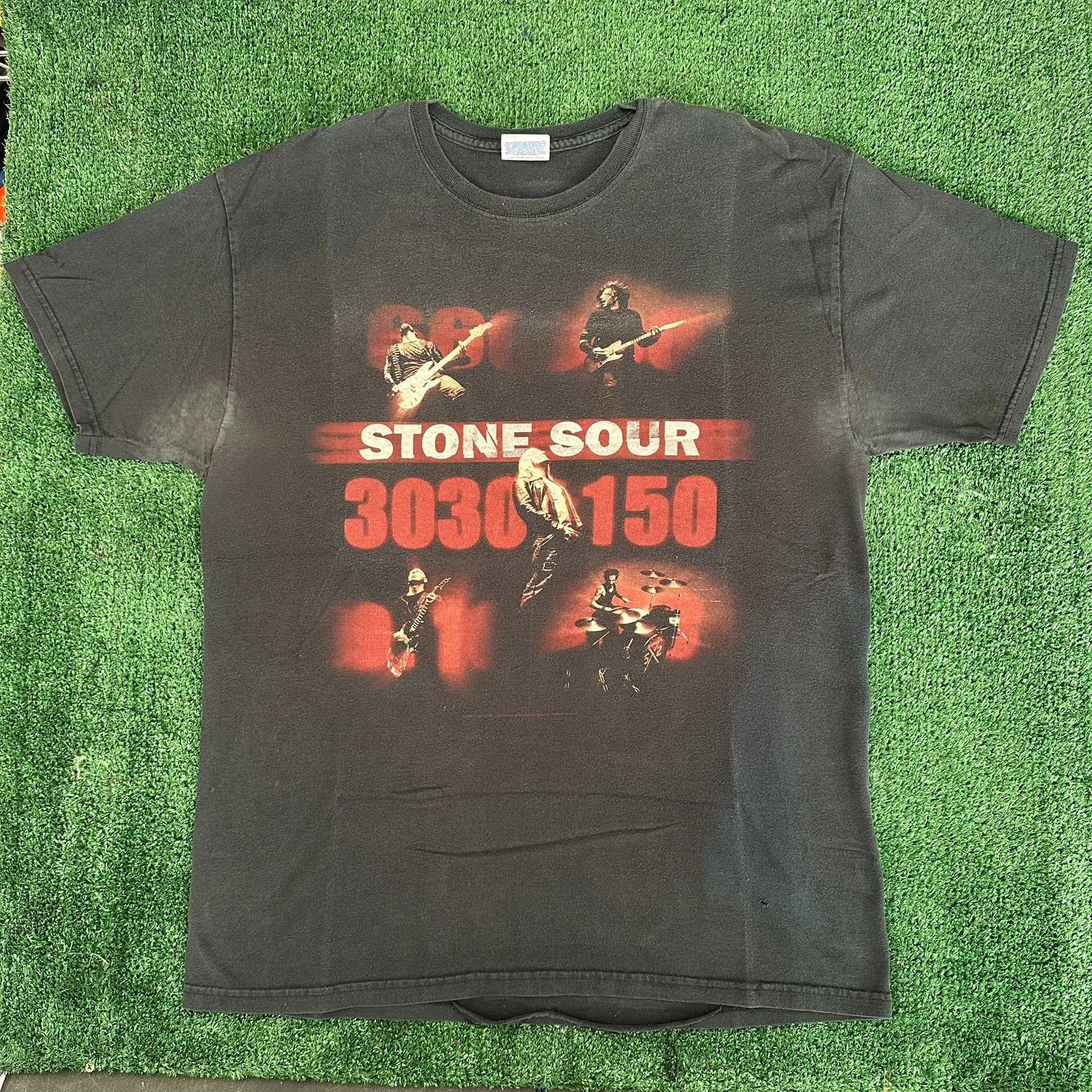 Band Tees Vintage Y2K Stone Sour T-Shirt 3030 Metal Rock Band Tee Size US L / EU 52-54 / 3 - 1 Thumbnail