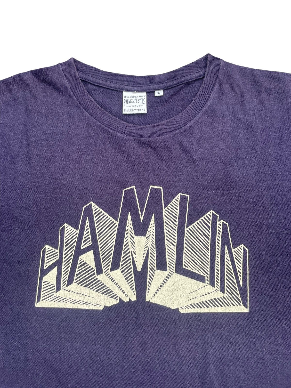Warehouse Hamlin Dubbleworks Faded Wash Tshirt Size US L / EU 52-54 / 3 - 3 Thumbnail