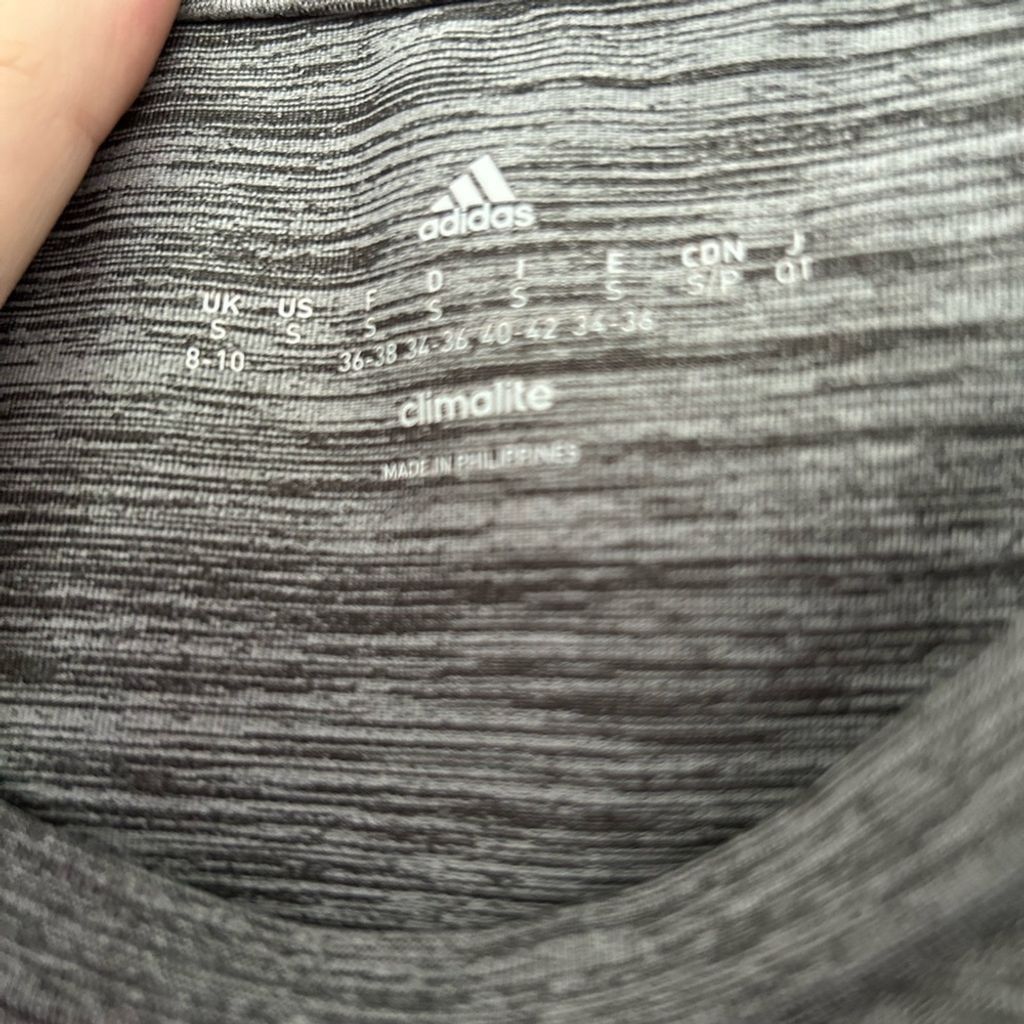 Adidas Adidas grey workout shirt Size S / US 4 / IT 40 - 2 Thumbnail