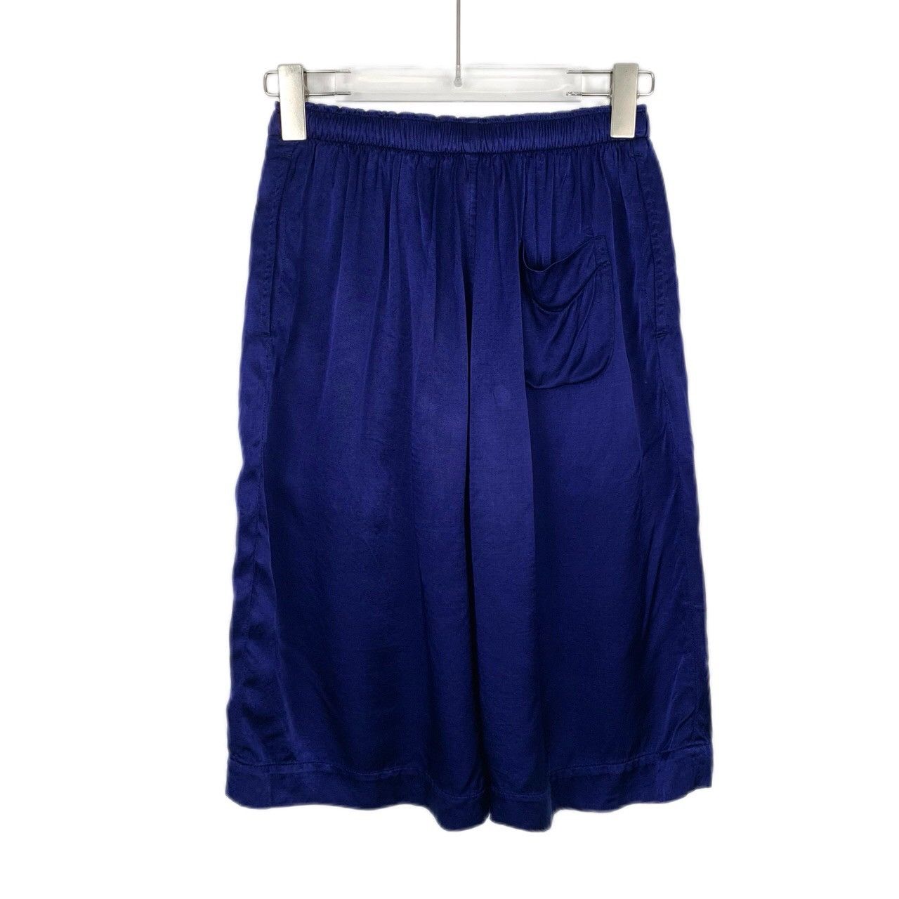 Balenciaga Balenciaga Blue Logo Letter Cotton Casual Shorts K26WX Size 25" / US 0 / IT 36 - 2 Thumbnail